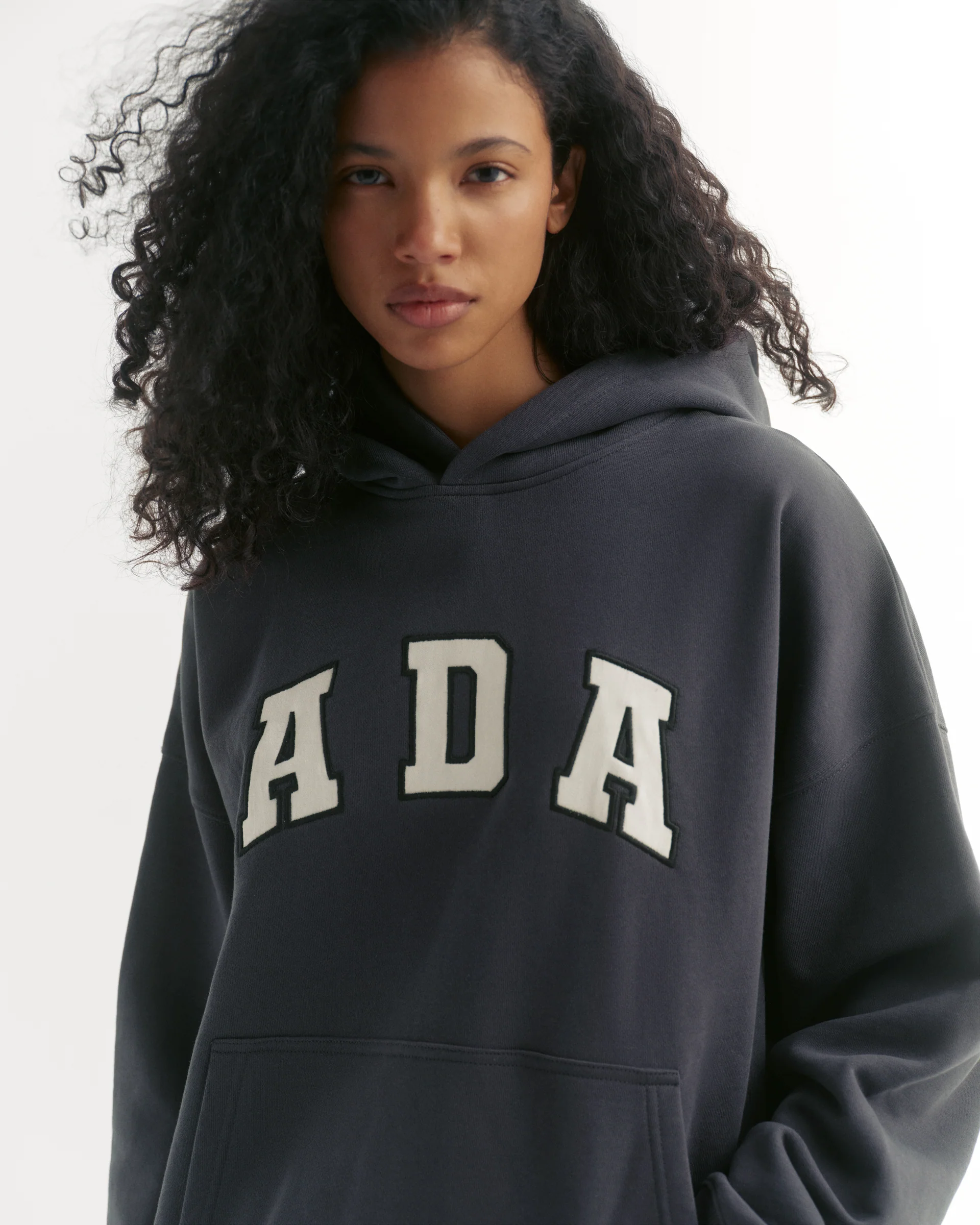 ADA Oversized Hoodie - Midnight Blue - Image 3