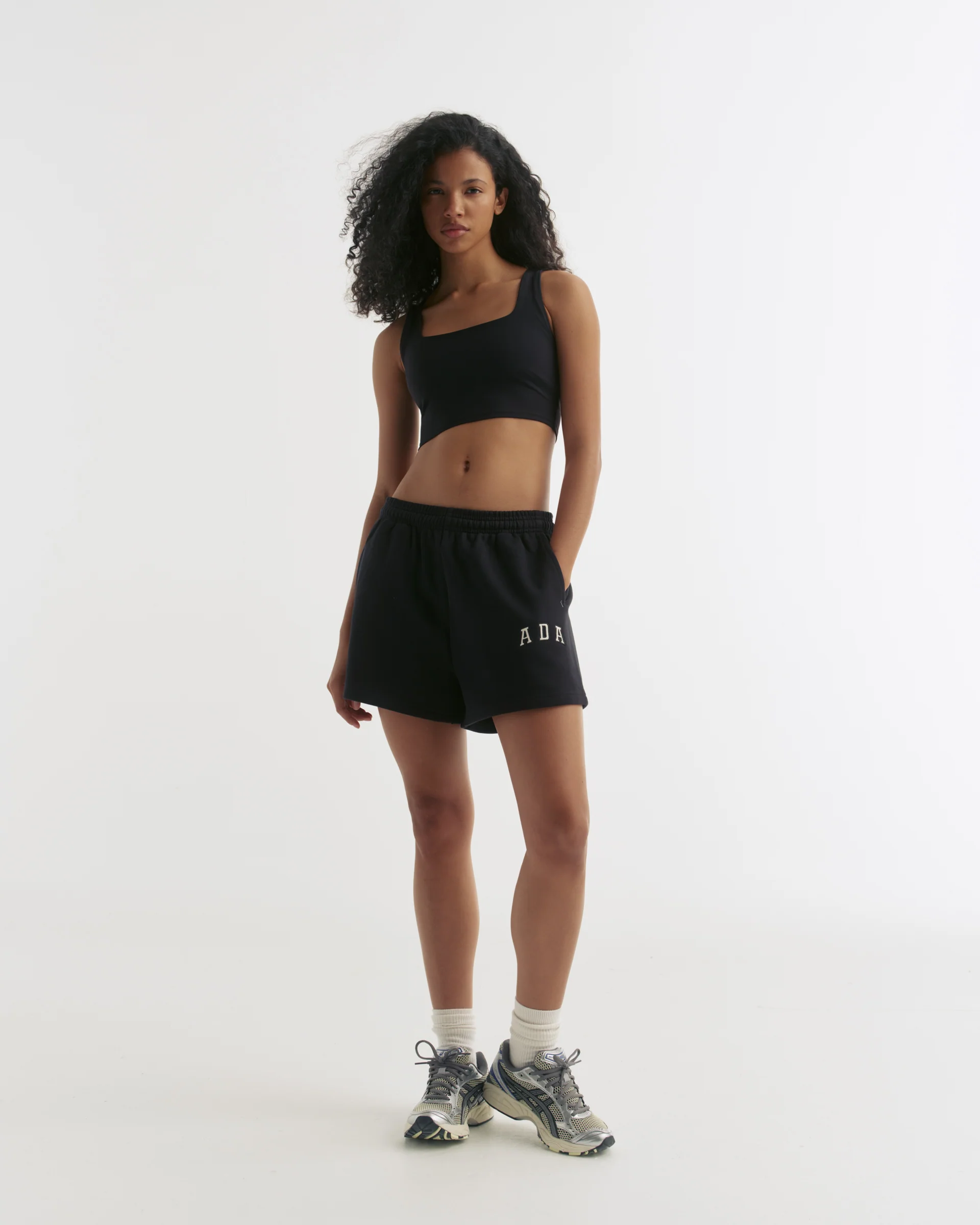 ADA Sweat Shorts - Black - Image 5