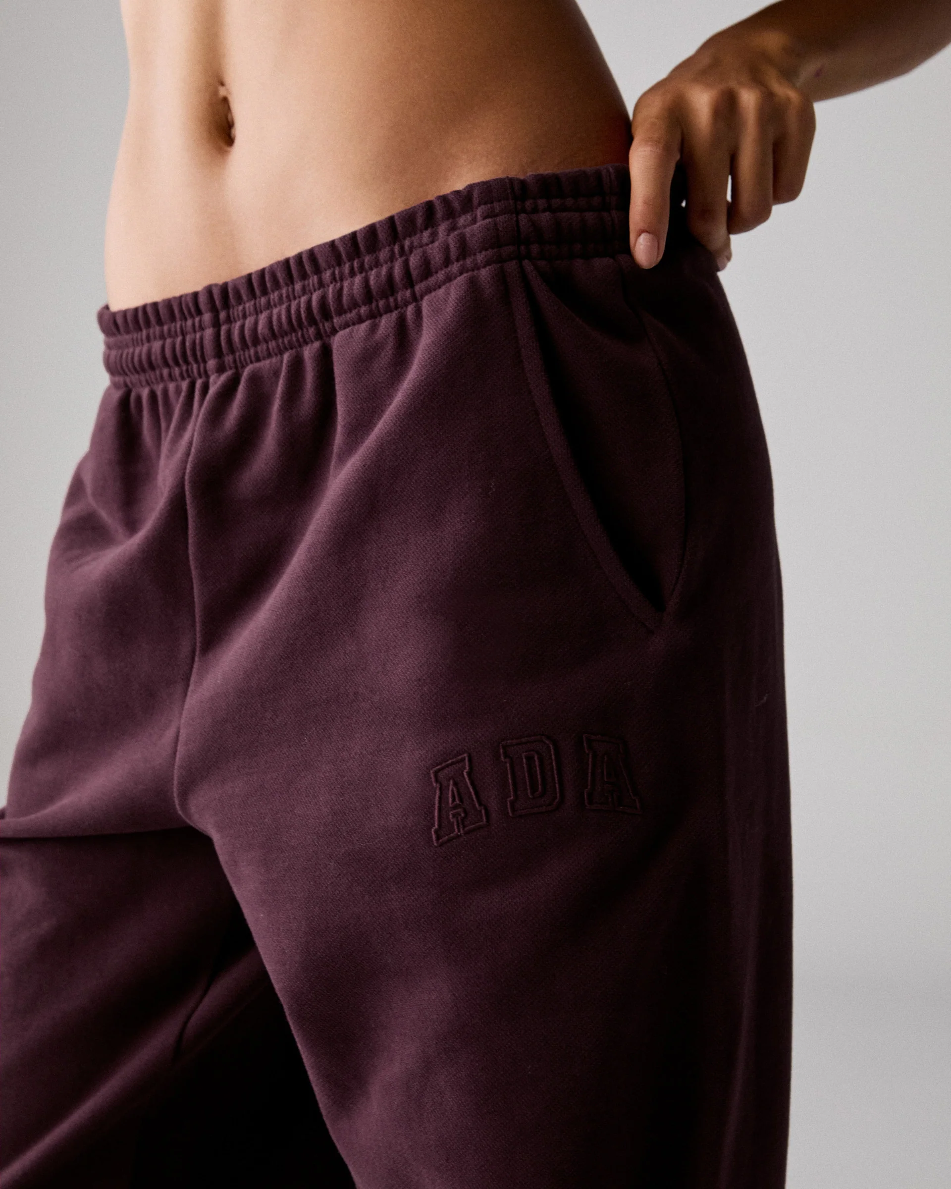 ADA Sweatpants - Dark Cherry - Image 2