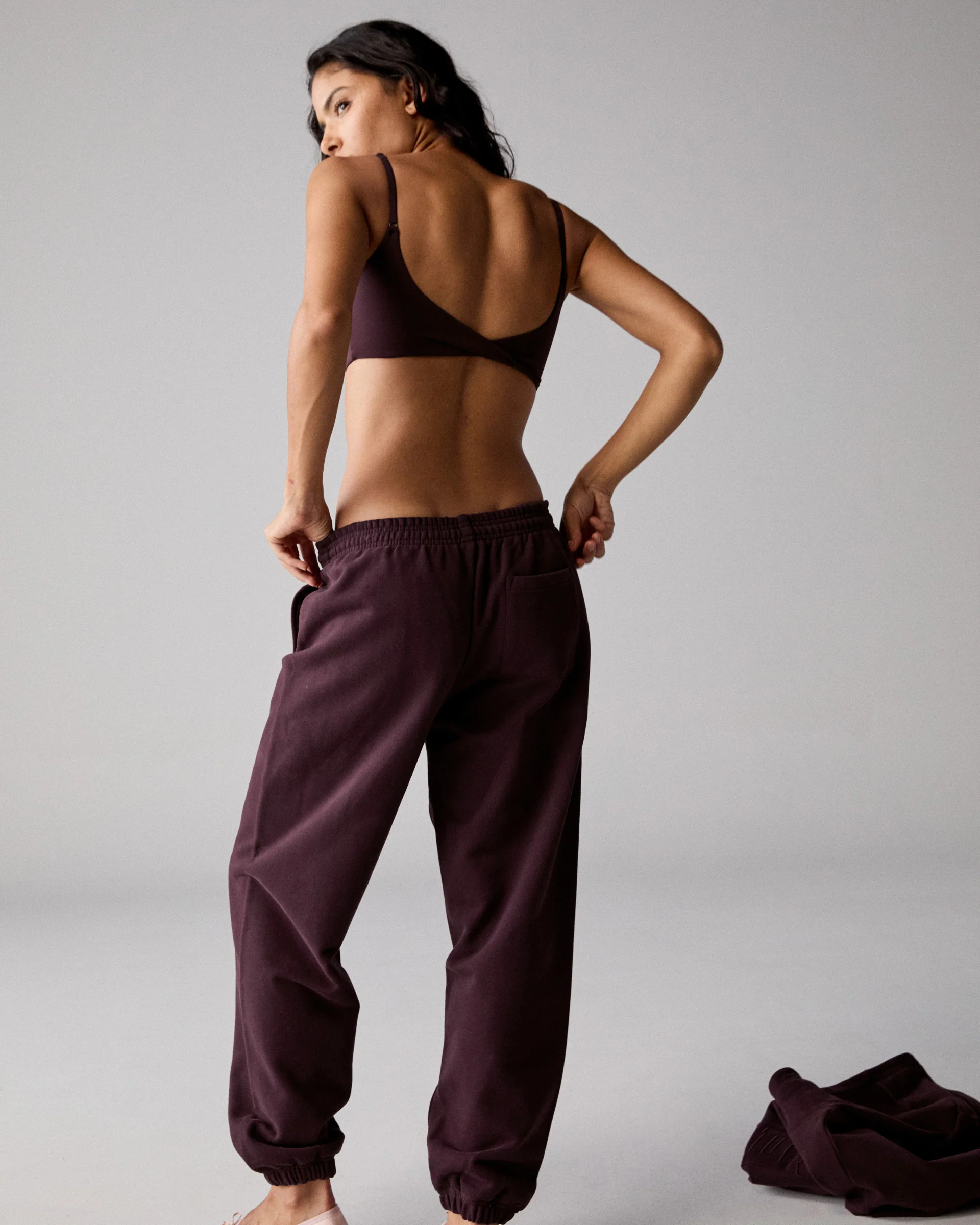 ADA Sweatpants - Dark Cherry - Image 3