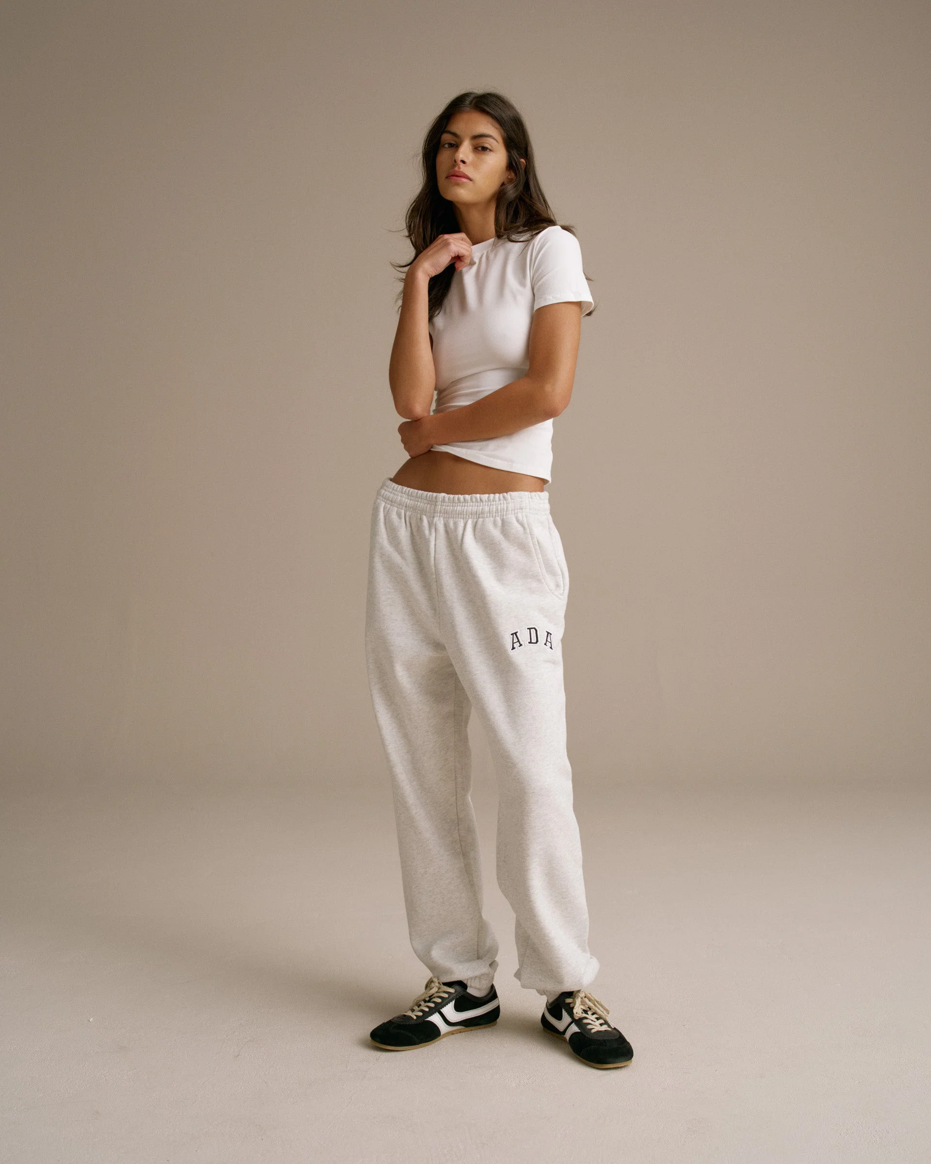 ADA Sweatpants - Light Grey Melange - Image 4