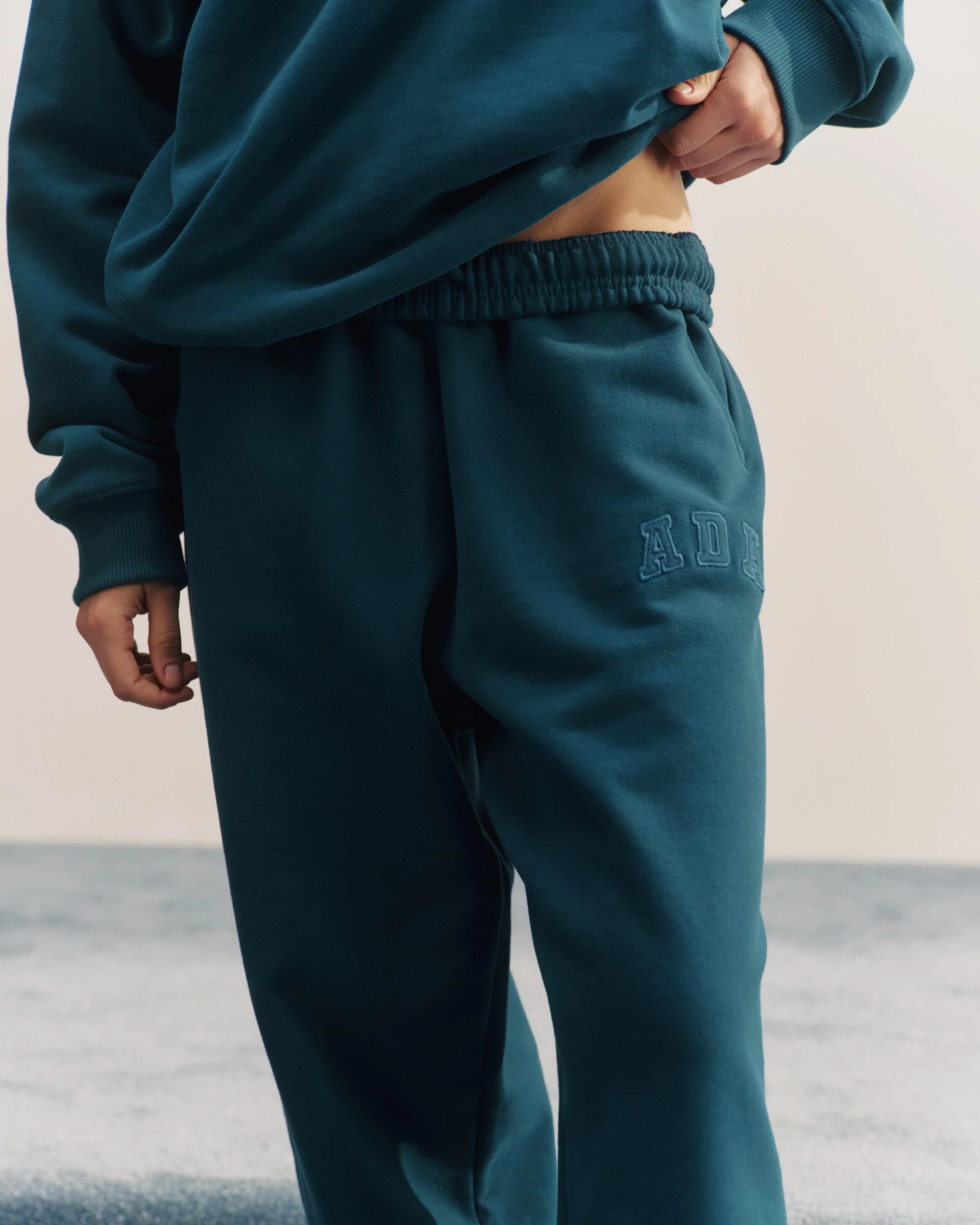 ADA Sweatpants - Teal Blue - Image 3
