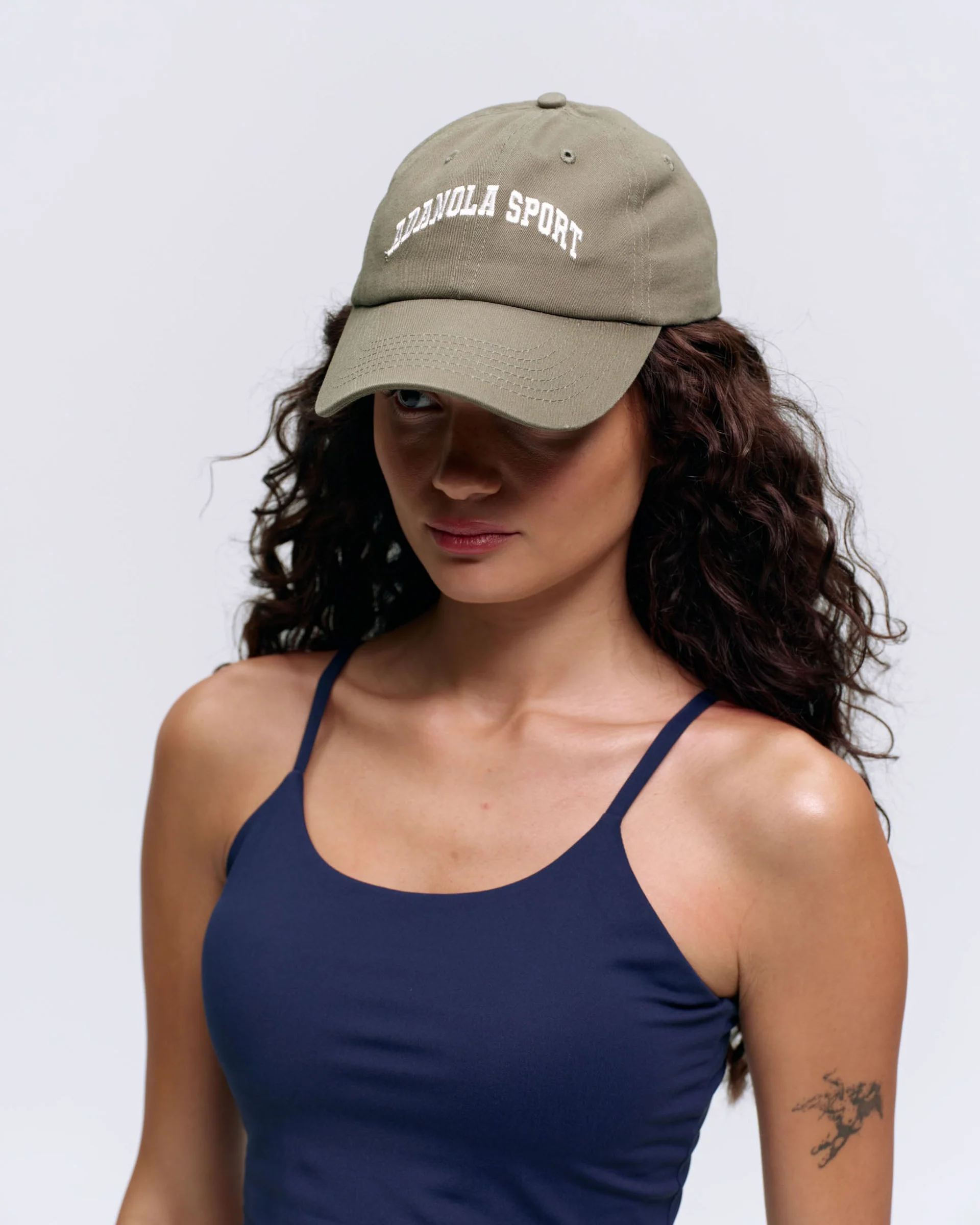 Adanola Sport Cap - Olive Green - Image 4
