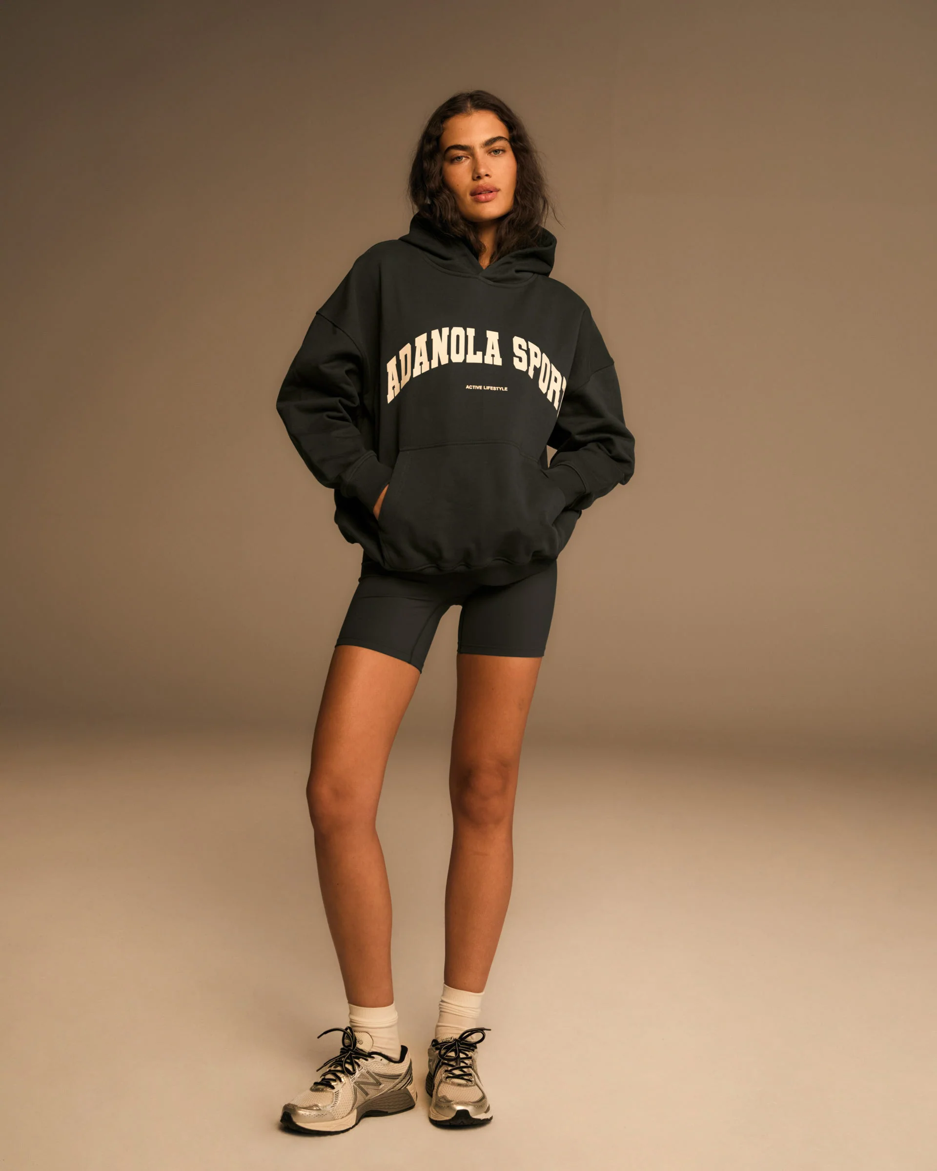AS Oversized Hoodie - Graphite Grey/Marshmallow White - Image 4