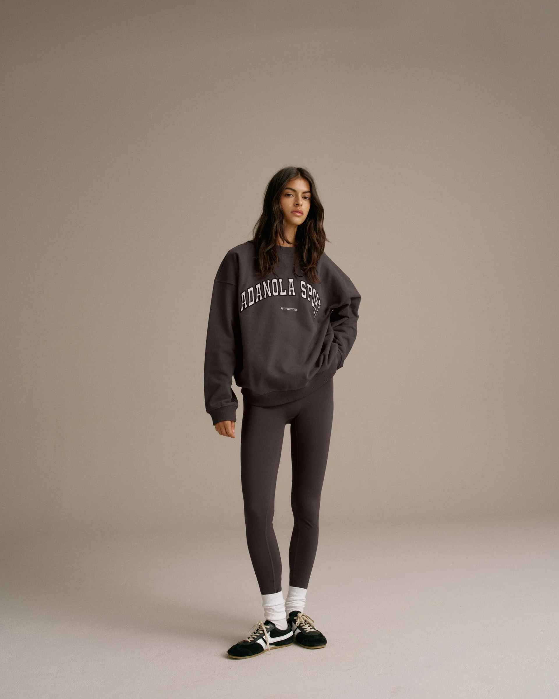 AS Oversized Sweatshirt - Washed Coffee Bean - Image 4