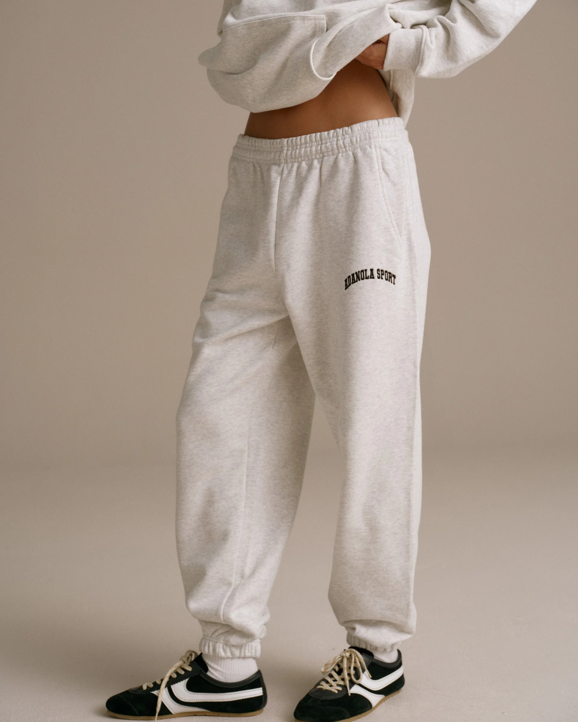 AS Sweatpants - Light Grey Melange - Image 8