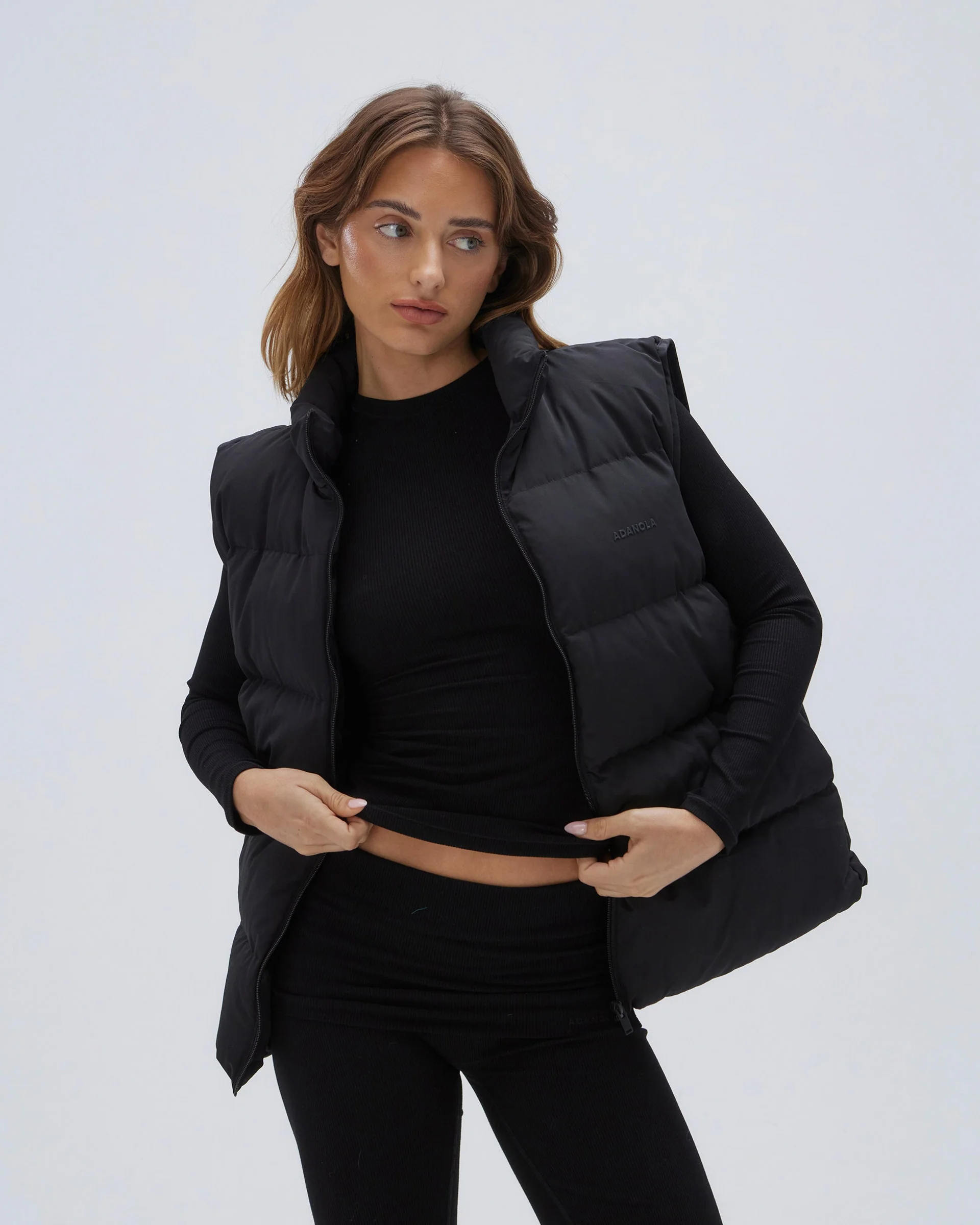 Boxy Gilet - Black - Image 4