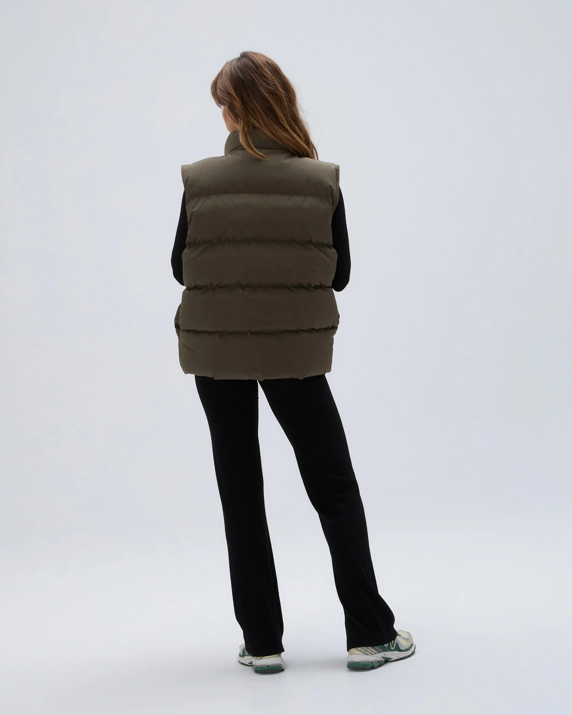 Boxy Gilet - Khaki Green - Image 3
