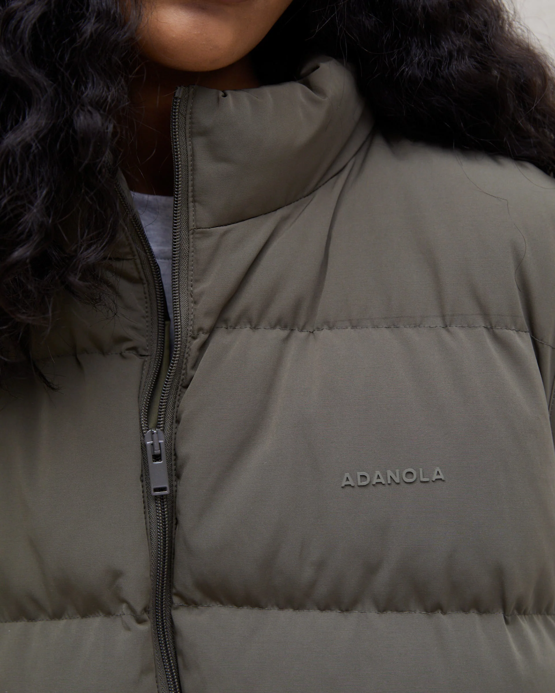 Boxy Gilet - Khaki Green - Image 5