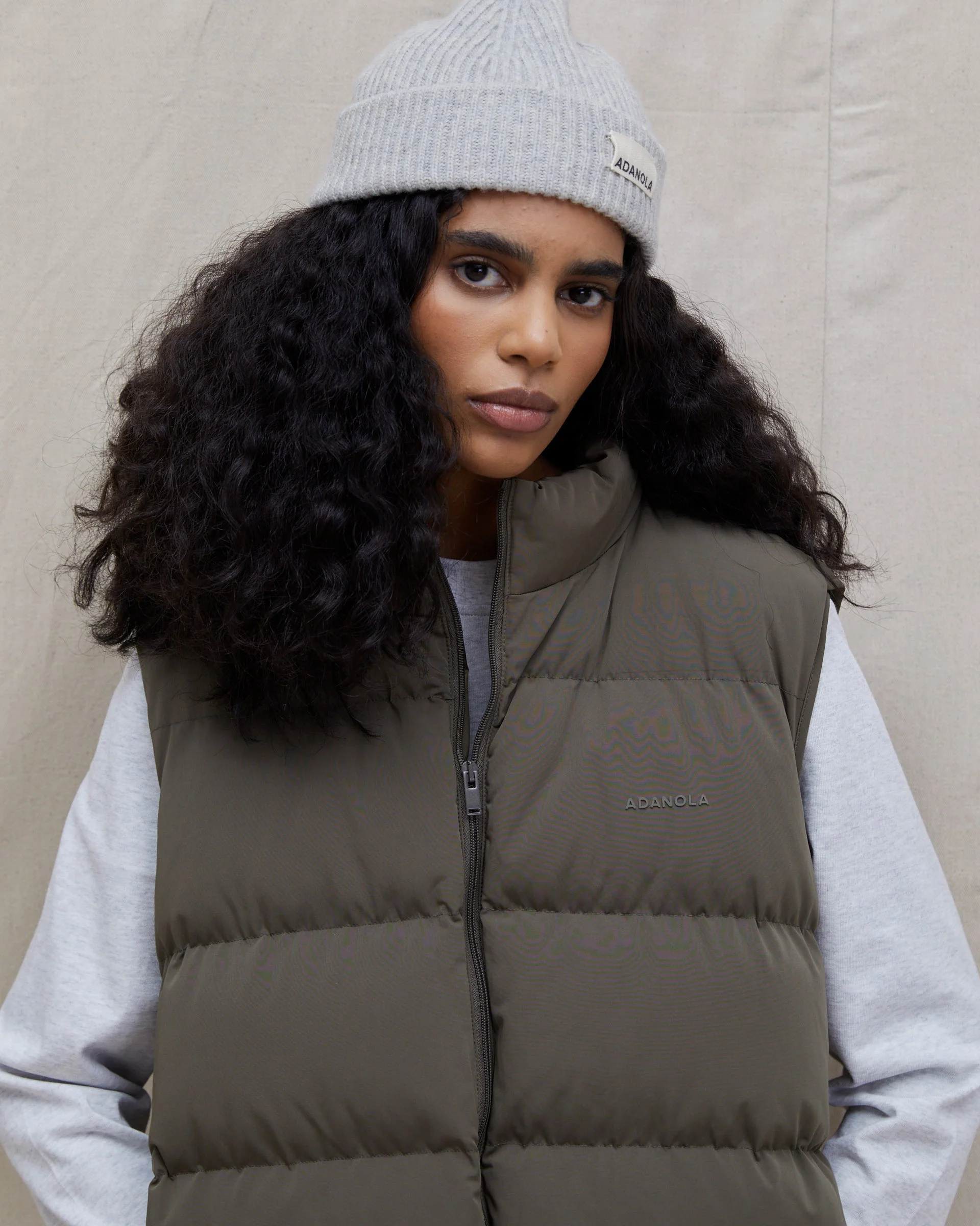Boxy Gilet - Khaki Green - Image 6