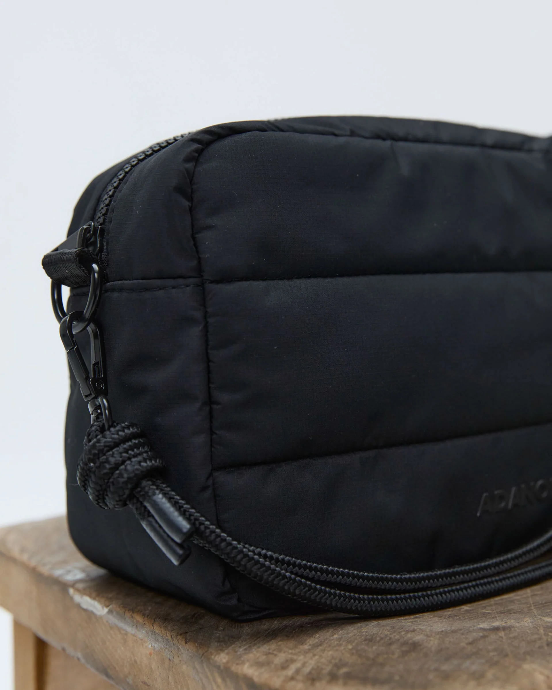 Branded Multi-Strap Bag - Black - Image 4