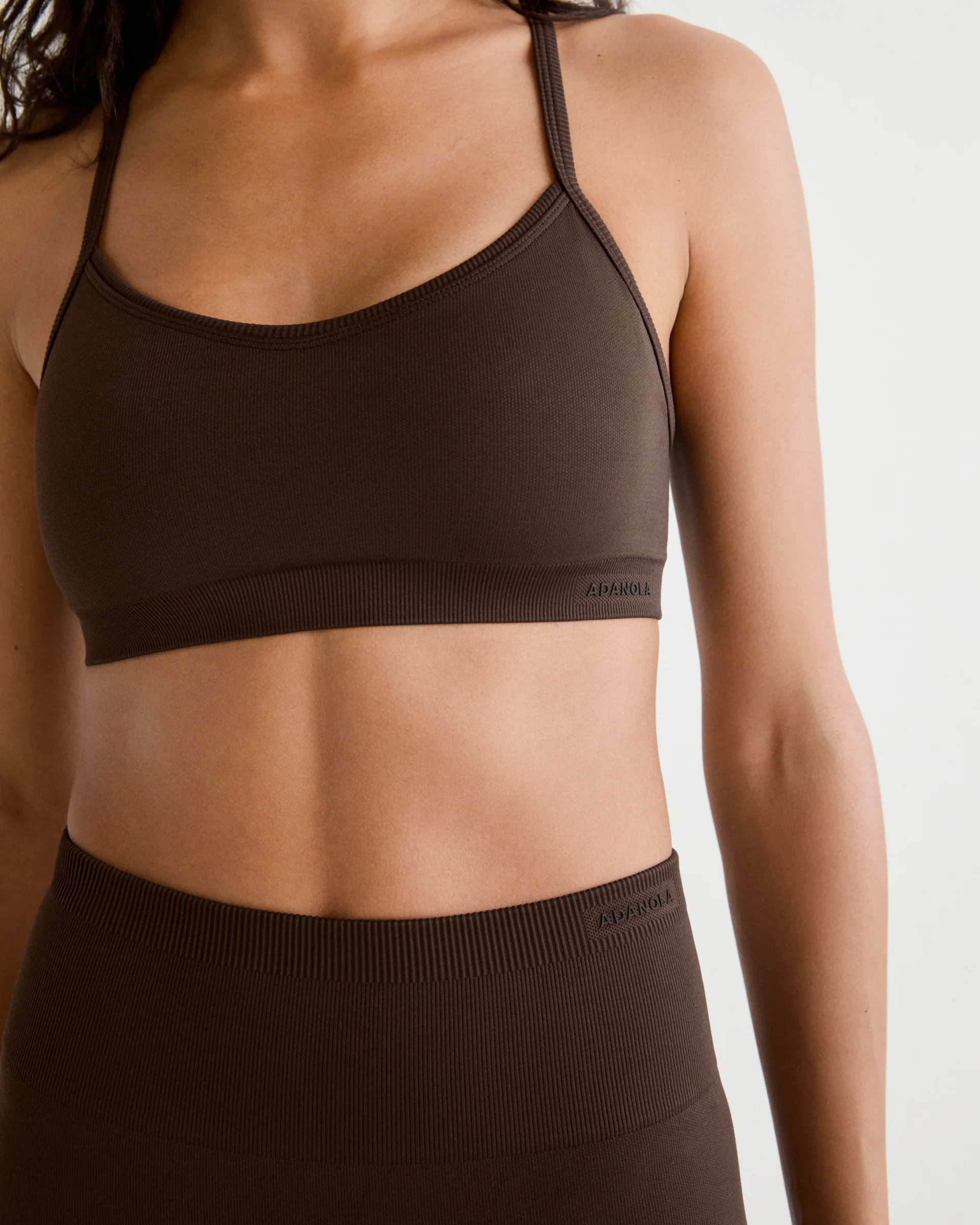 Classic Seamless Leggings - Chocolate Brown - Image 4