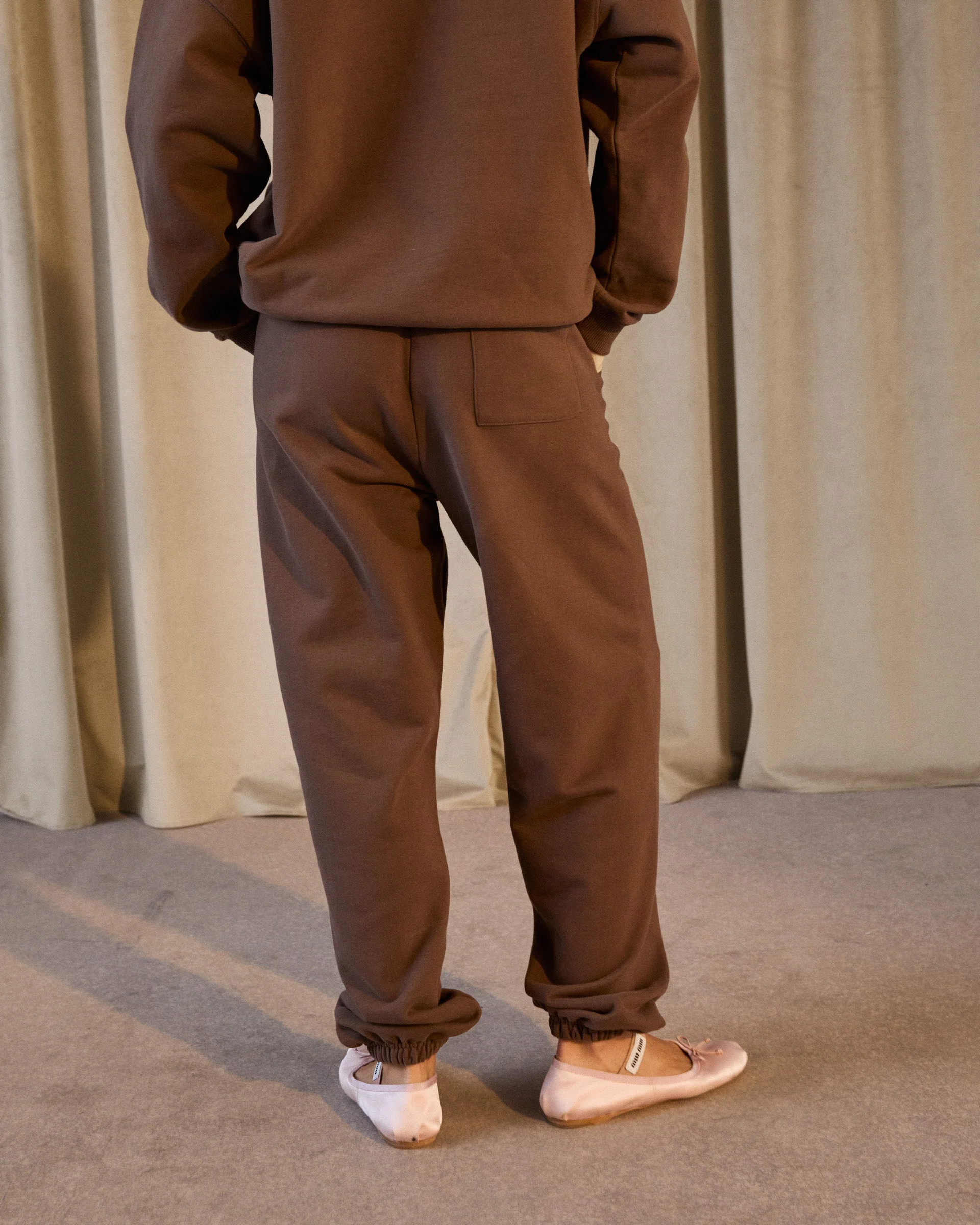 Studio Sweatpants - Mocha Brown - Image 3