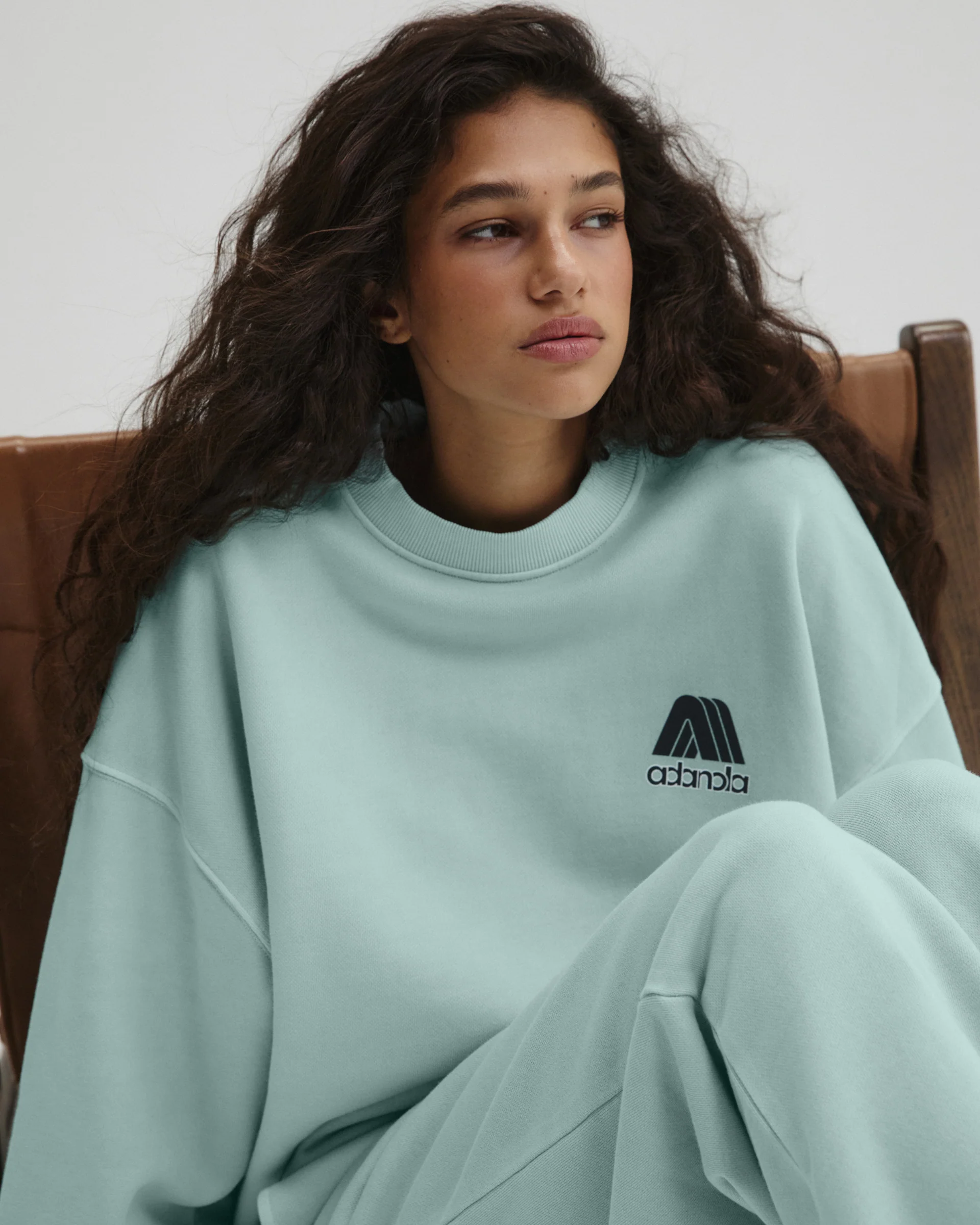 Echo Washed Oversized Sweatshirt - Ocean Blue/Midnight Blue - Image 3