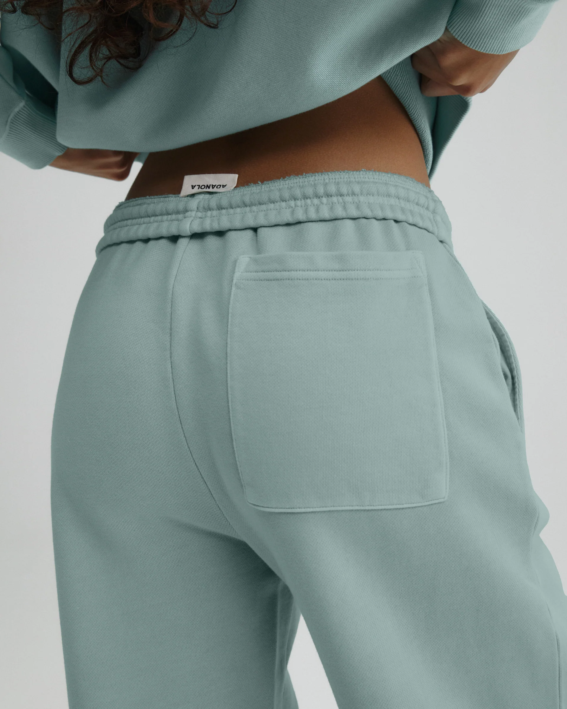 Echo Washed Straight Leg Sweatpants - Ocean Blue/Midnight Blue - Image 4