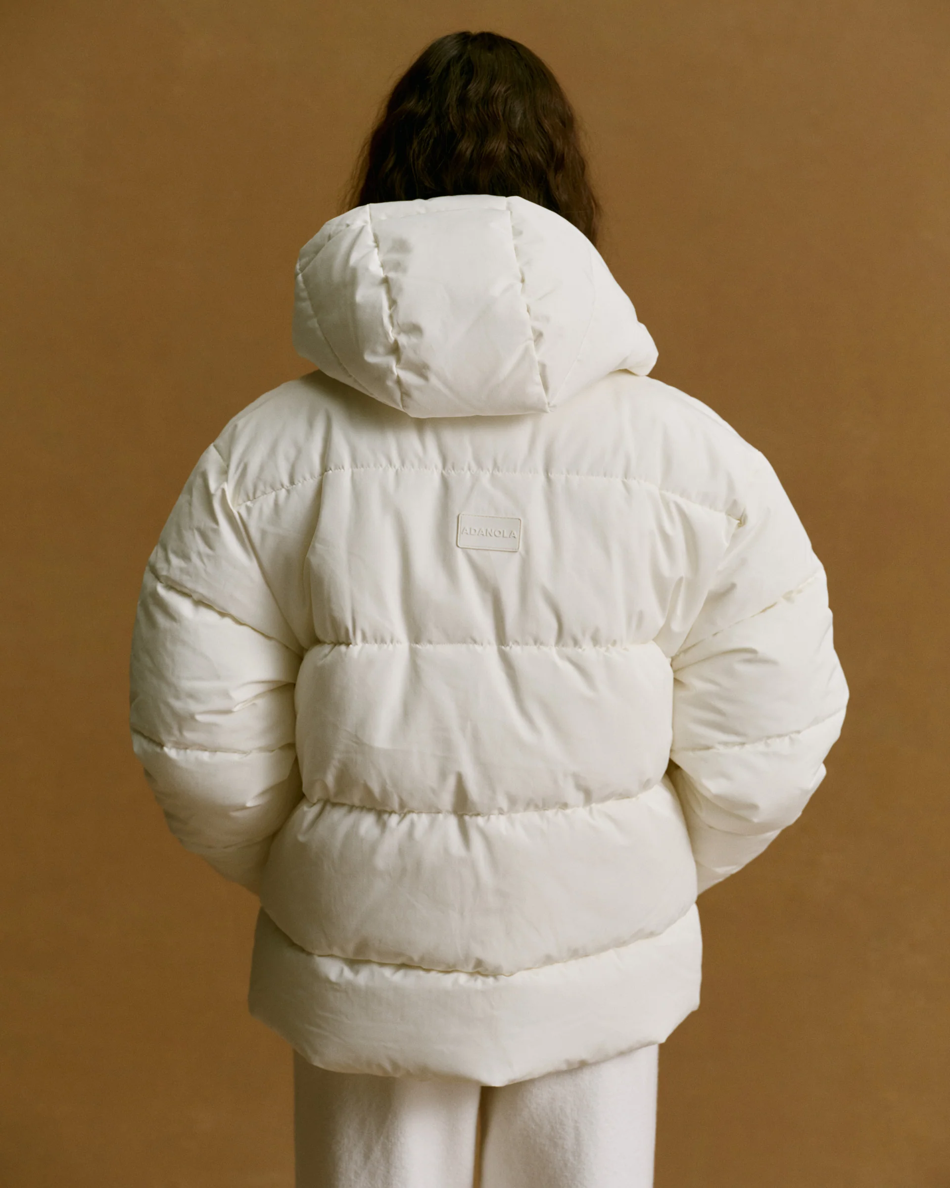 Hooded Puffer Jacket - Marshmallow White - Image 6