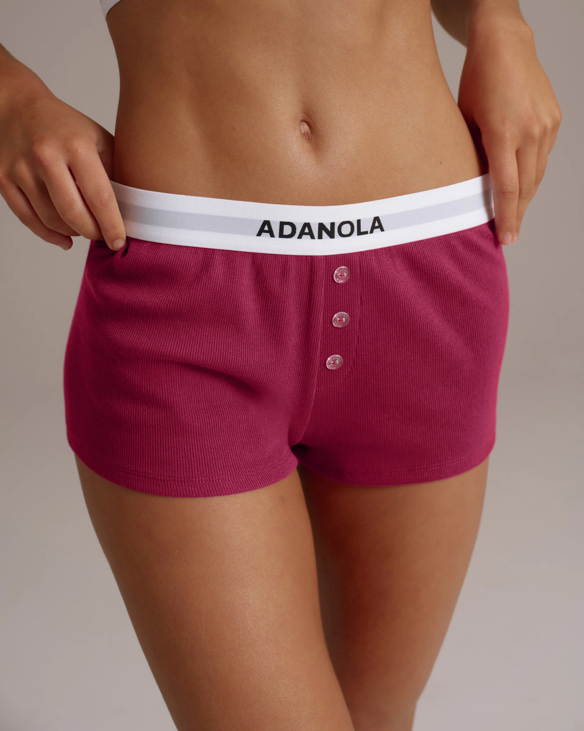 Intimate Boxer Shorts - Berry Red - Image 3
