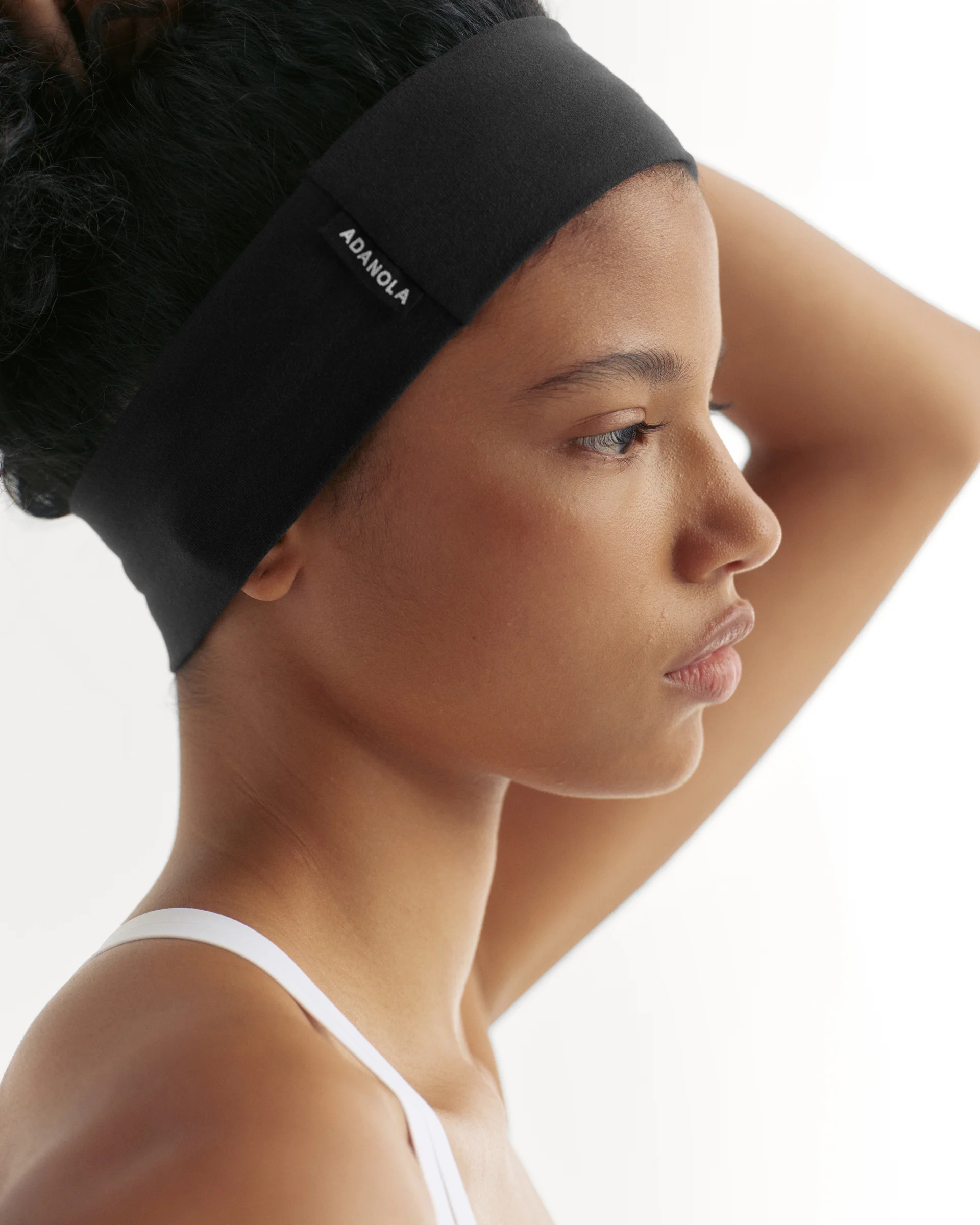 Jersey Headband - Black - Image 2