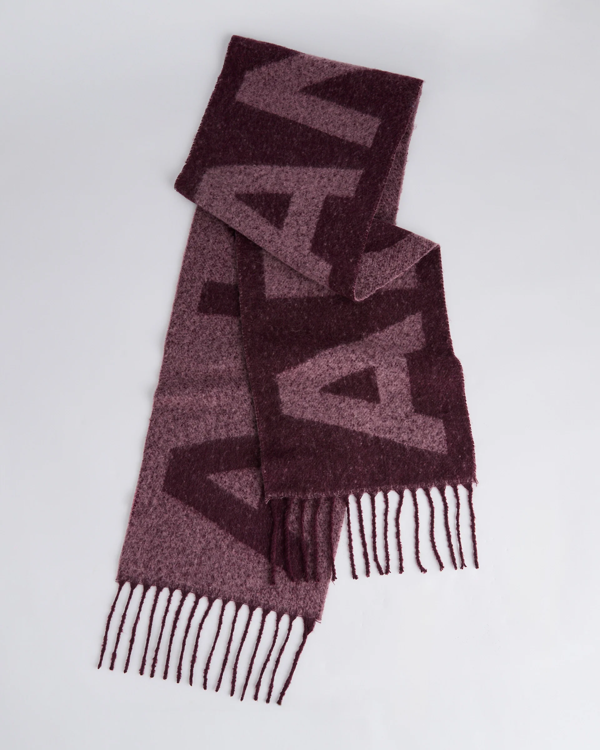 Knit Scarf - Dark Cherry - Image 2