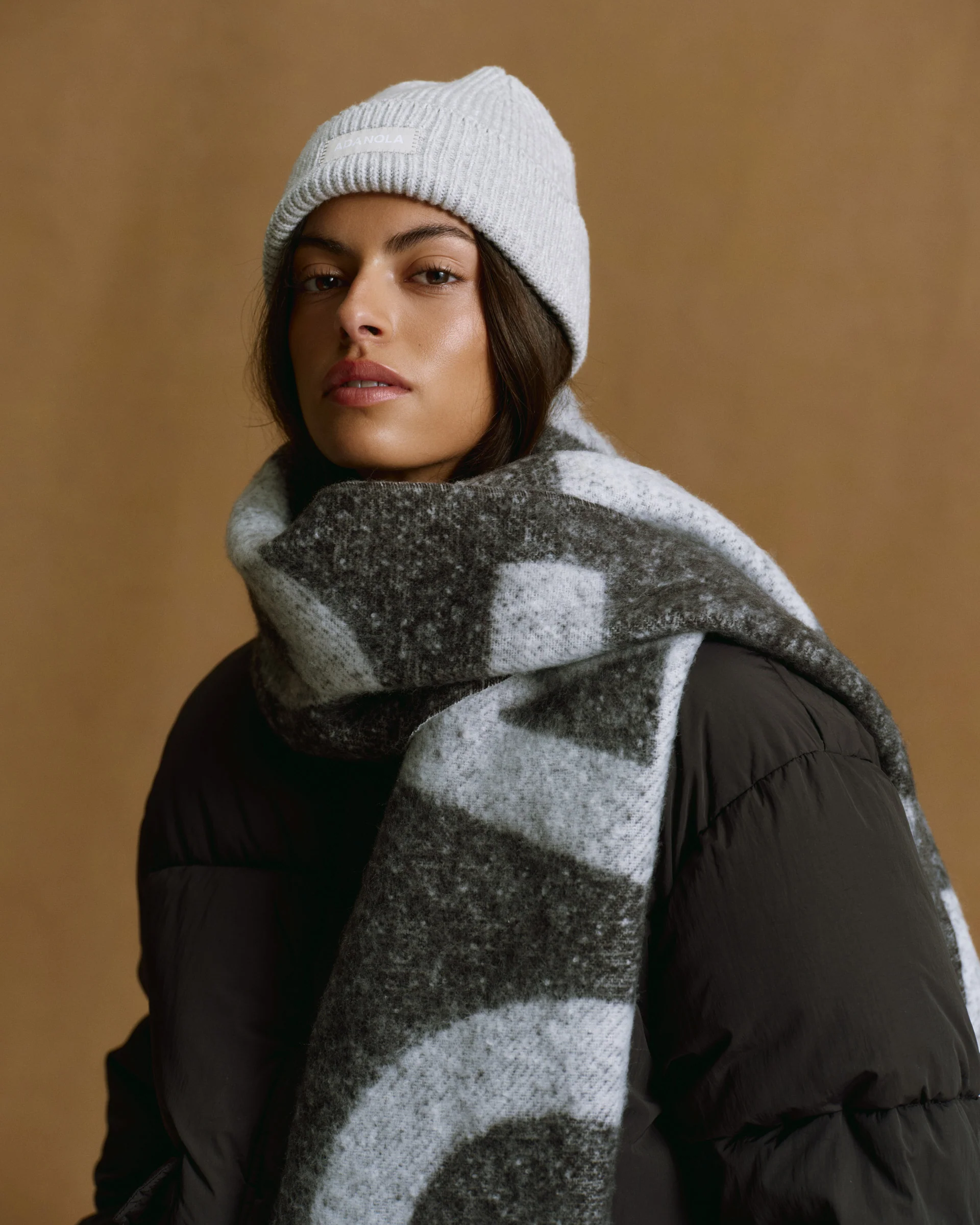 Knit Scarf - Grey Melange - Image 2
