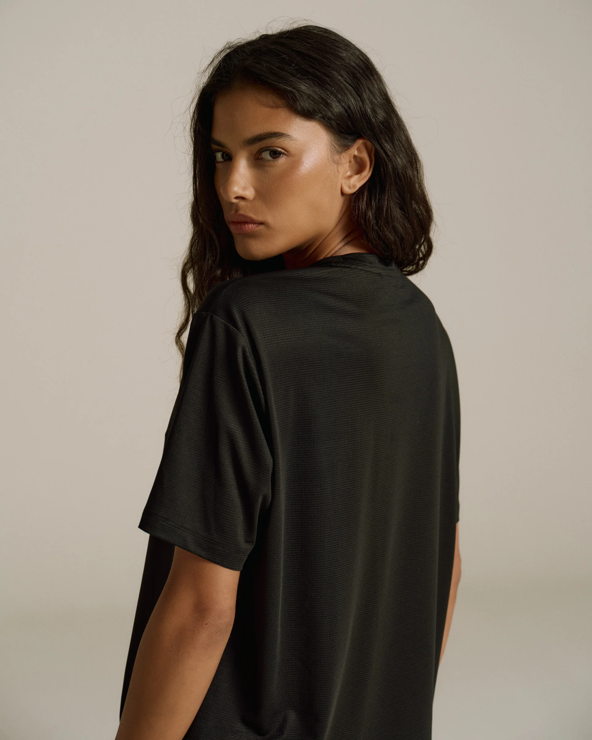 Mesh Active T-Shirt - Black - Image 3