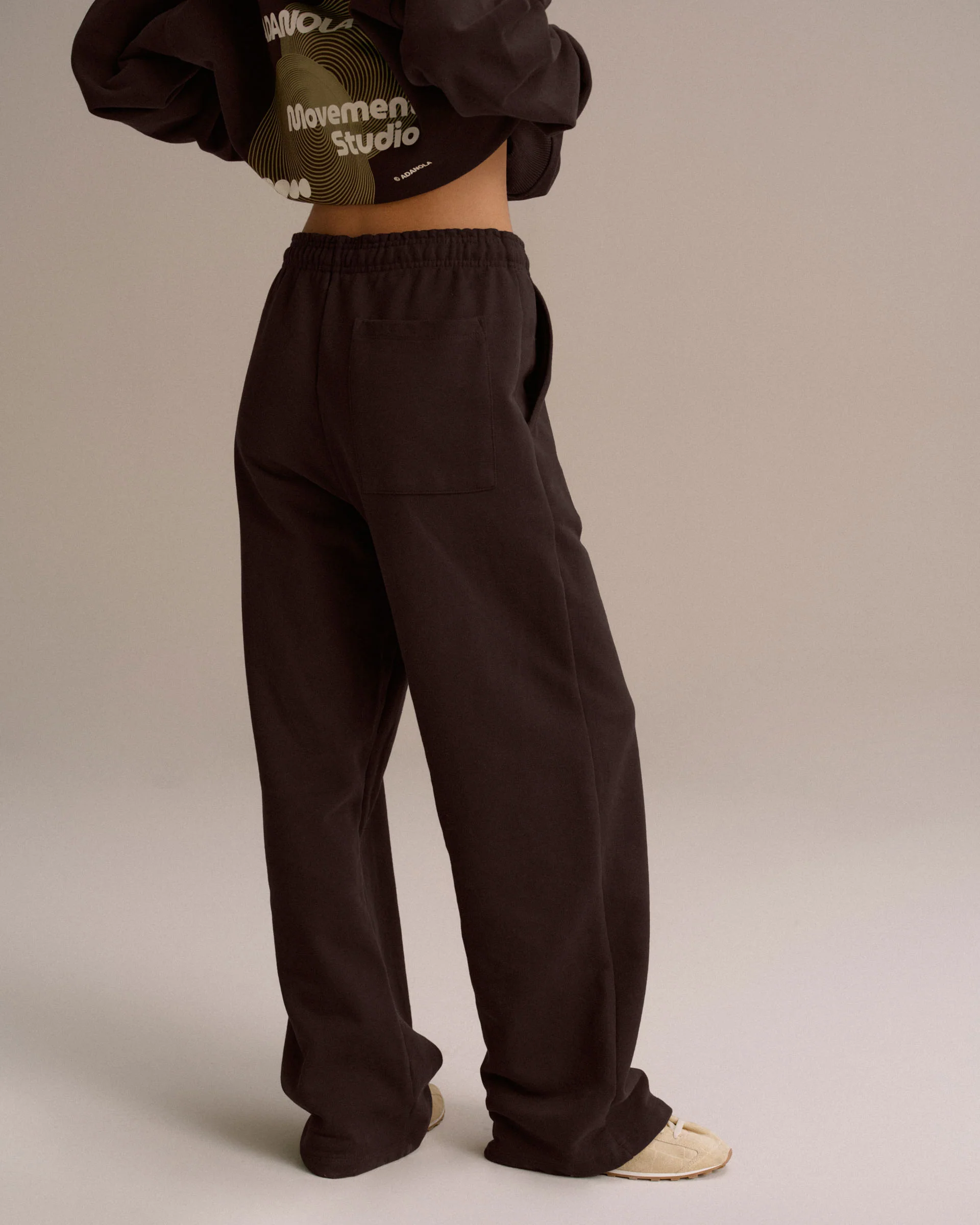 Movement Straight Leg Sweatpants - Chocolate Brown - Image 2