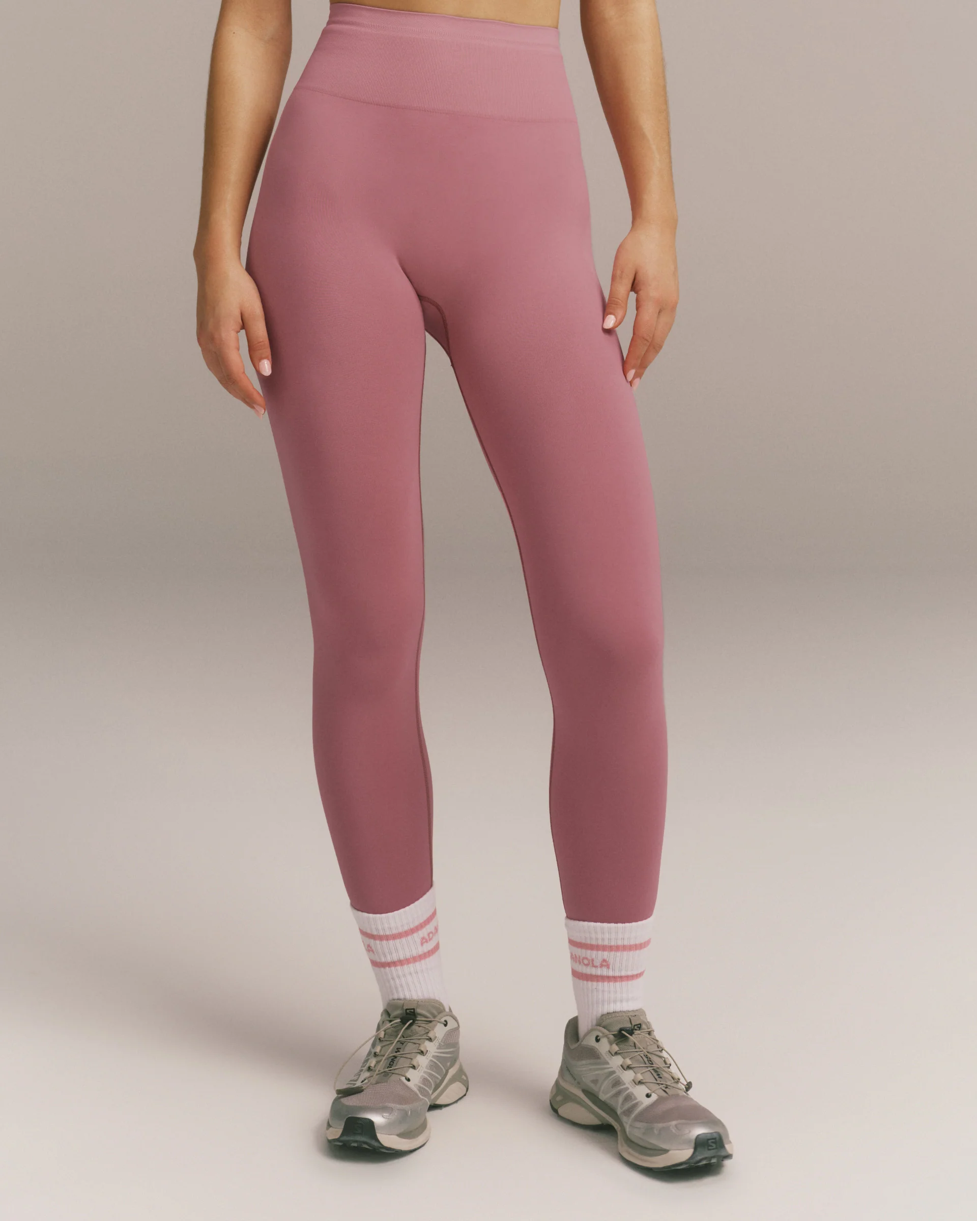 Seamless Leggings - Dusty Pink - Image 5