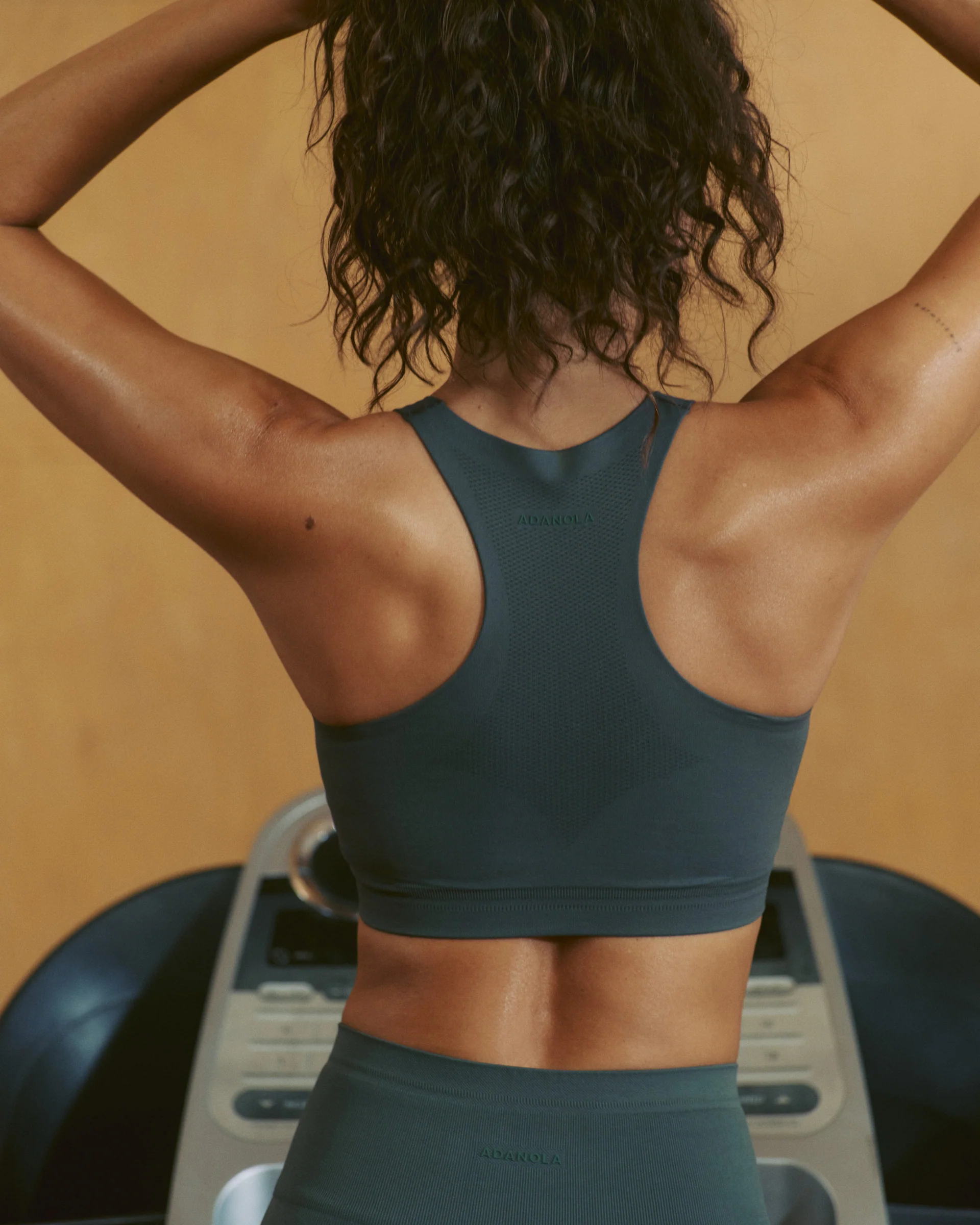 Seamless Racer Tank Bra - Sea Green - Image 3