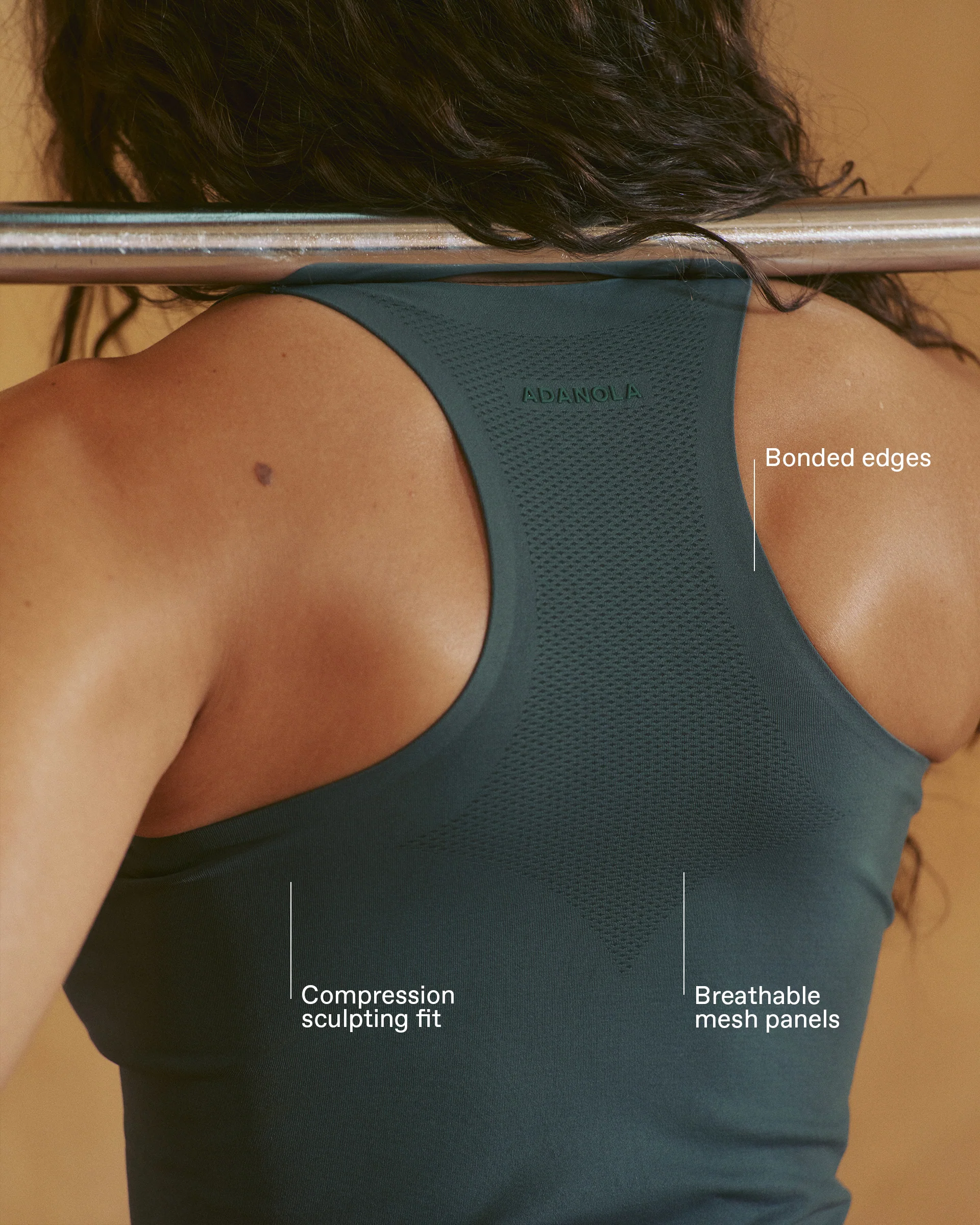 Seamless Racer Tank - Sea Green - Image 2
