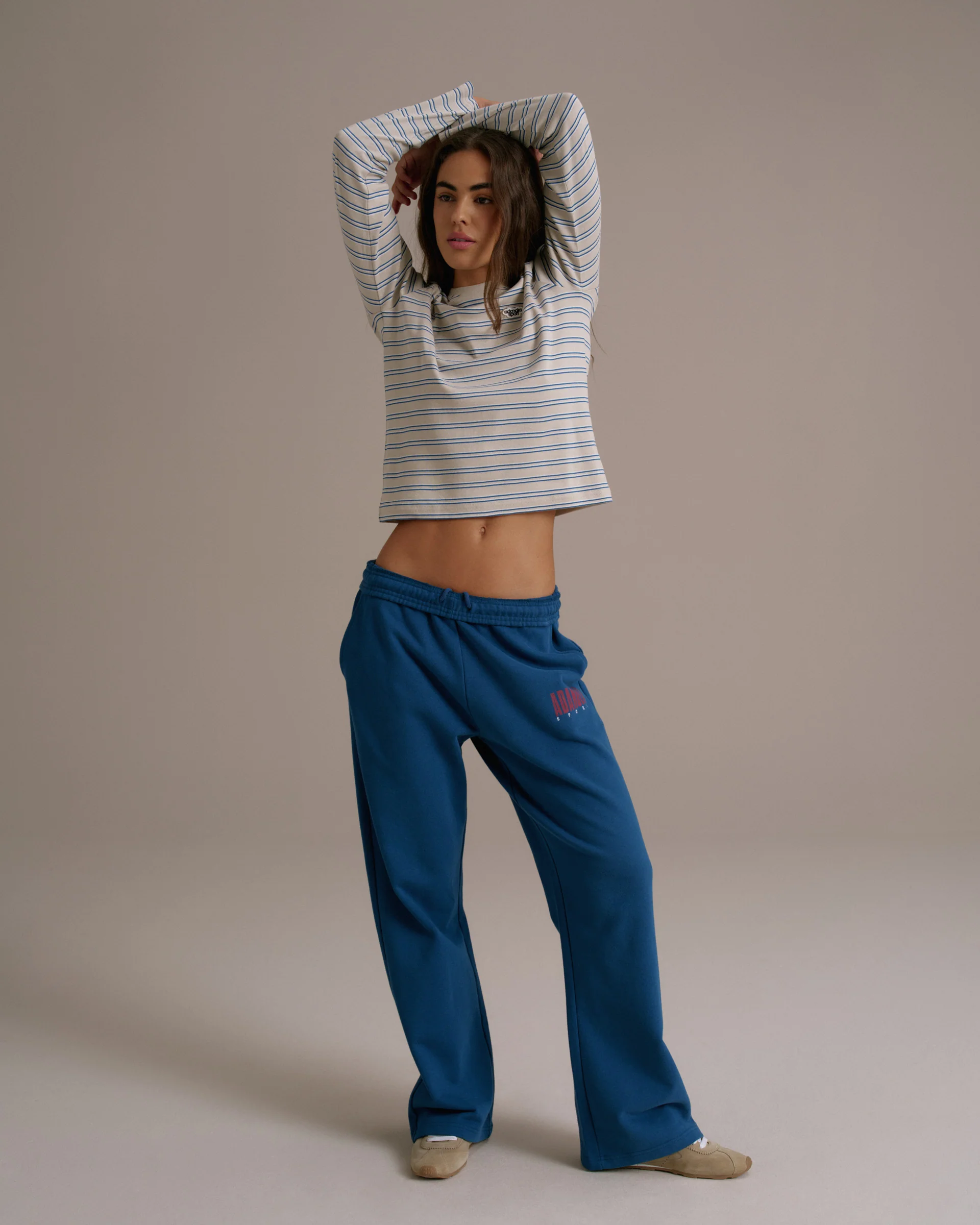 Sport Horizon Straight Leg Sweatpants - Washed College Blue - Image 4
