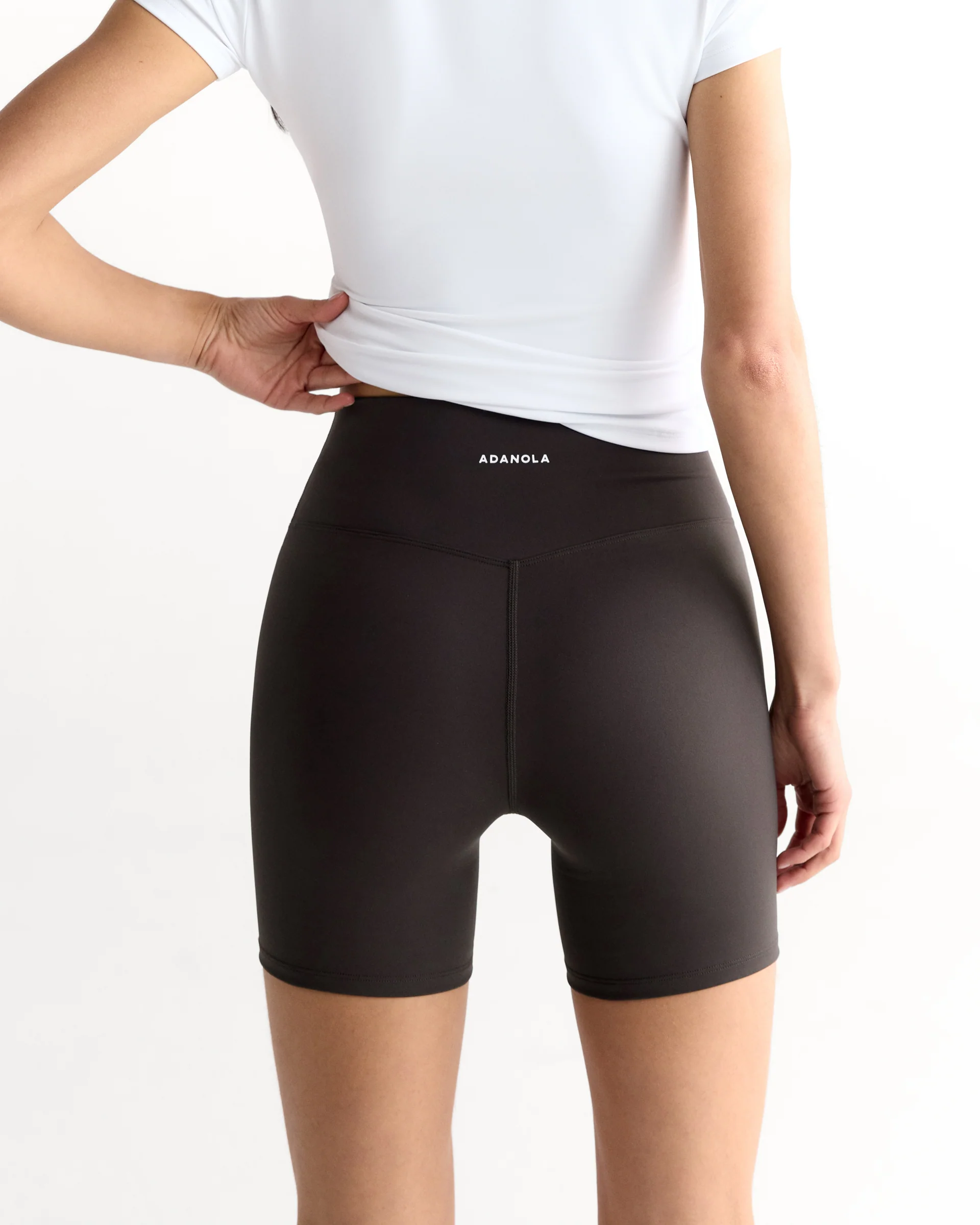 Ultimate Crop Shorts - Coffee Bean - Image 3