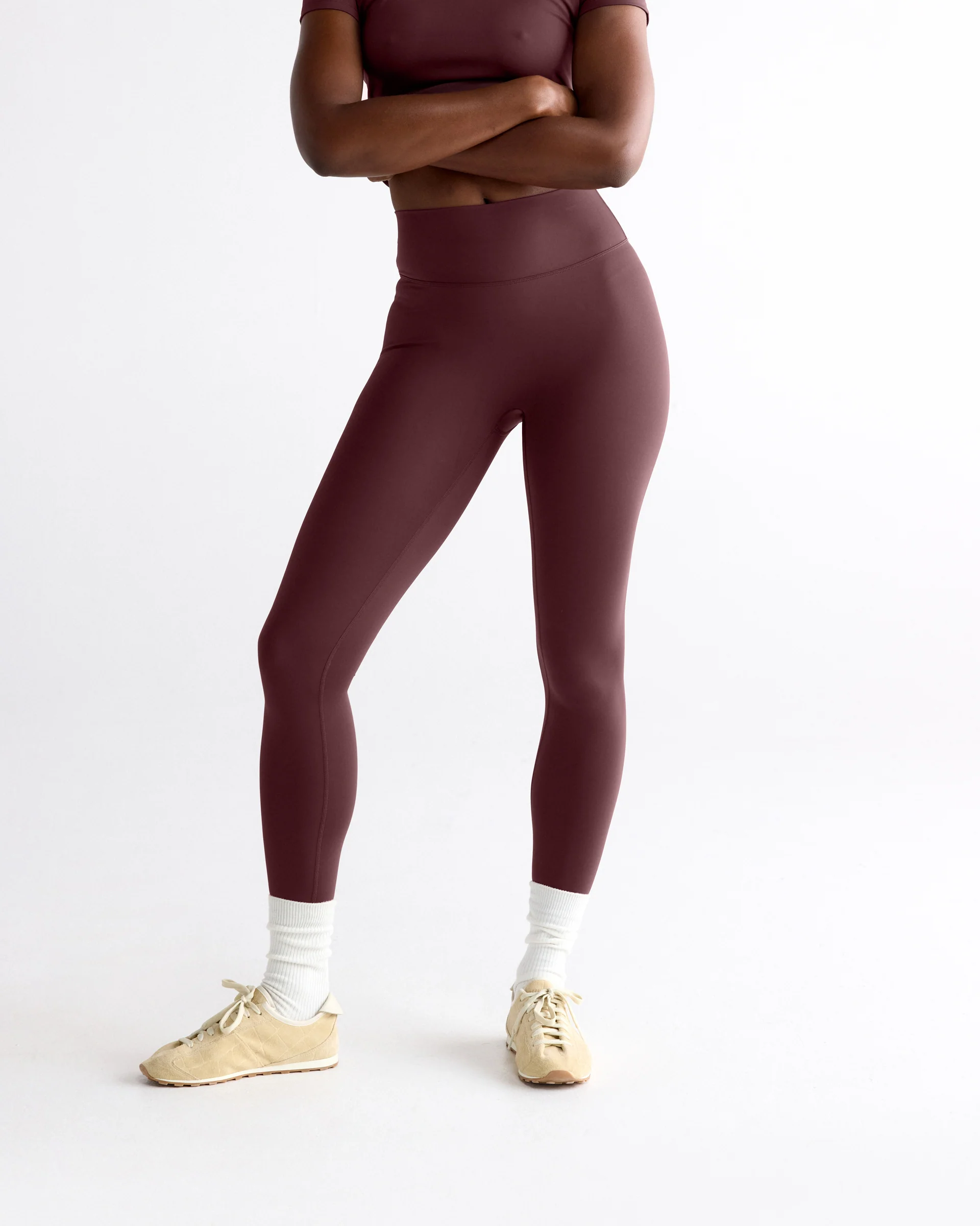 Ultimate Leggings - Mulberry Red - Image 4