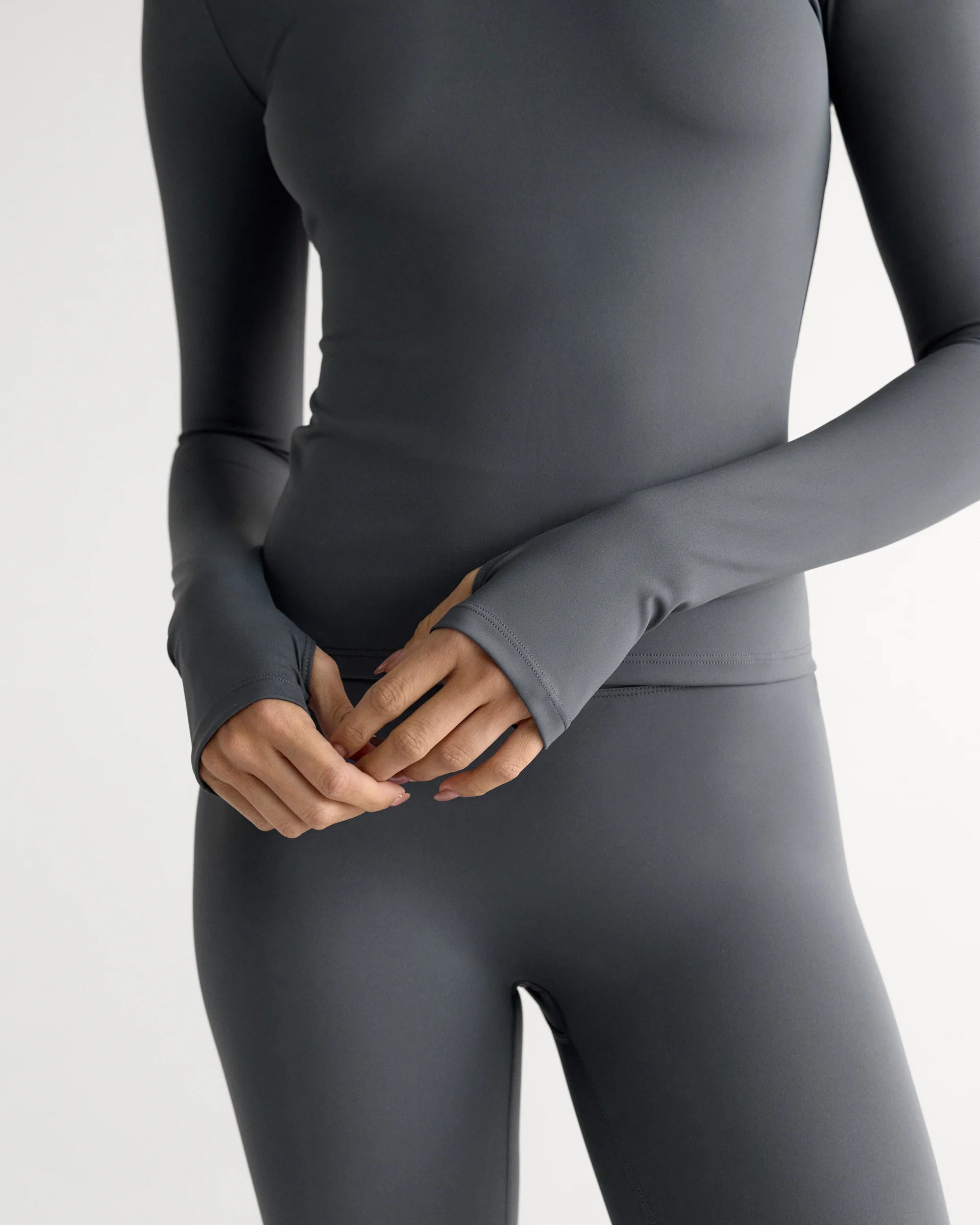 Ultimate Long Sleeve Top - Graphite Grey - Image 2
