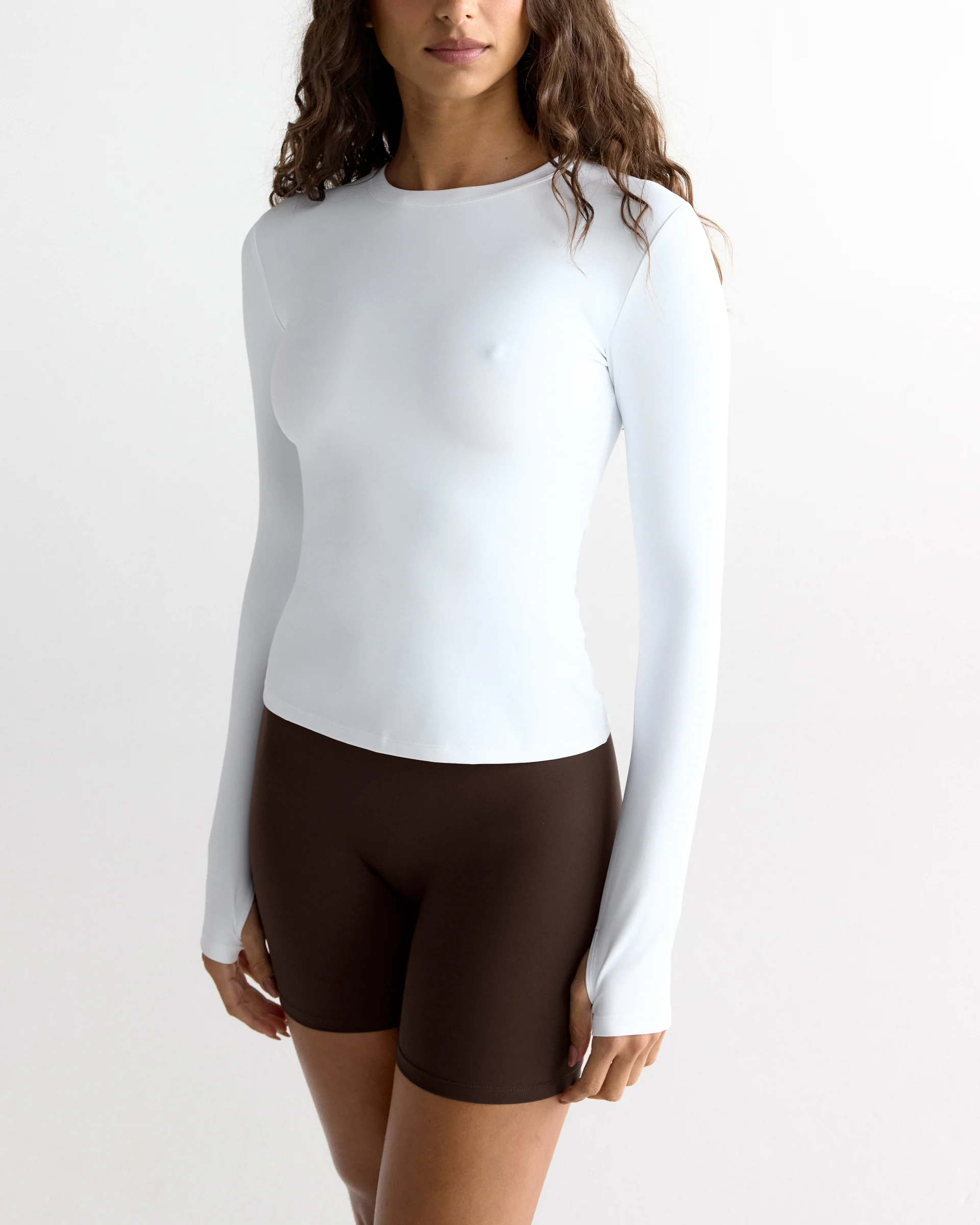 Ultimate Long Sleeve Top - White - Image 5
