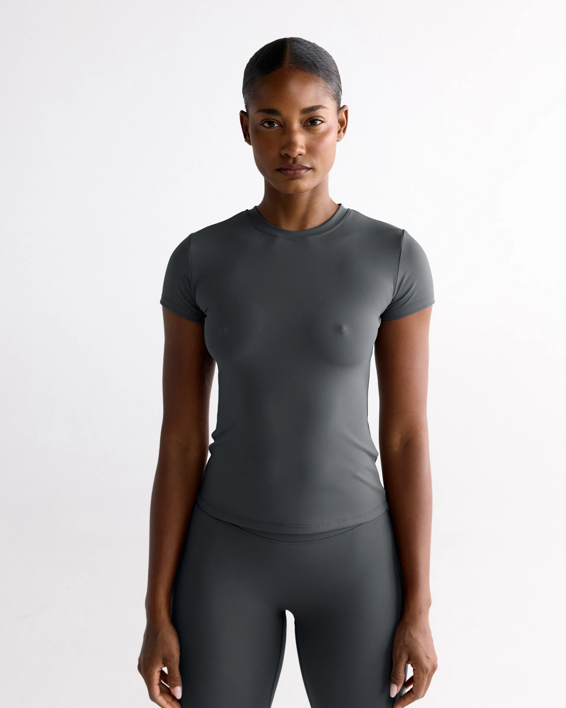 Ultimate Short Sleeve Top - Graphite Grey - Image 3