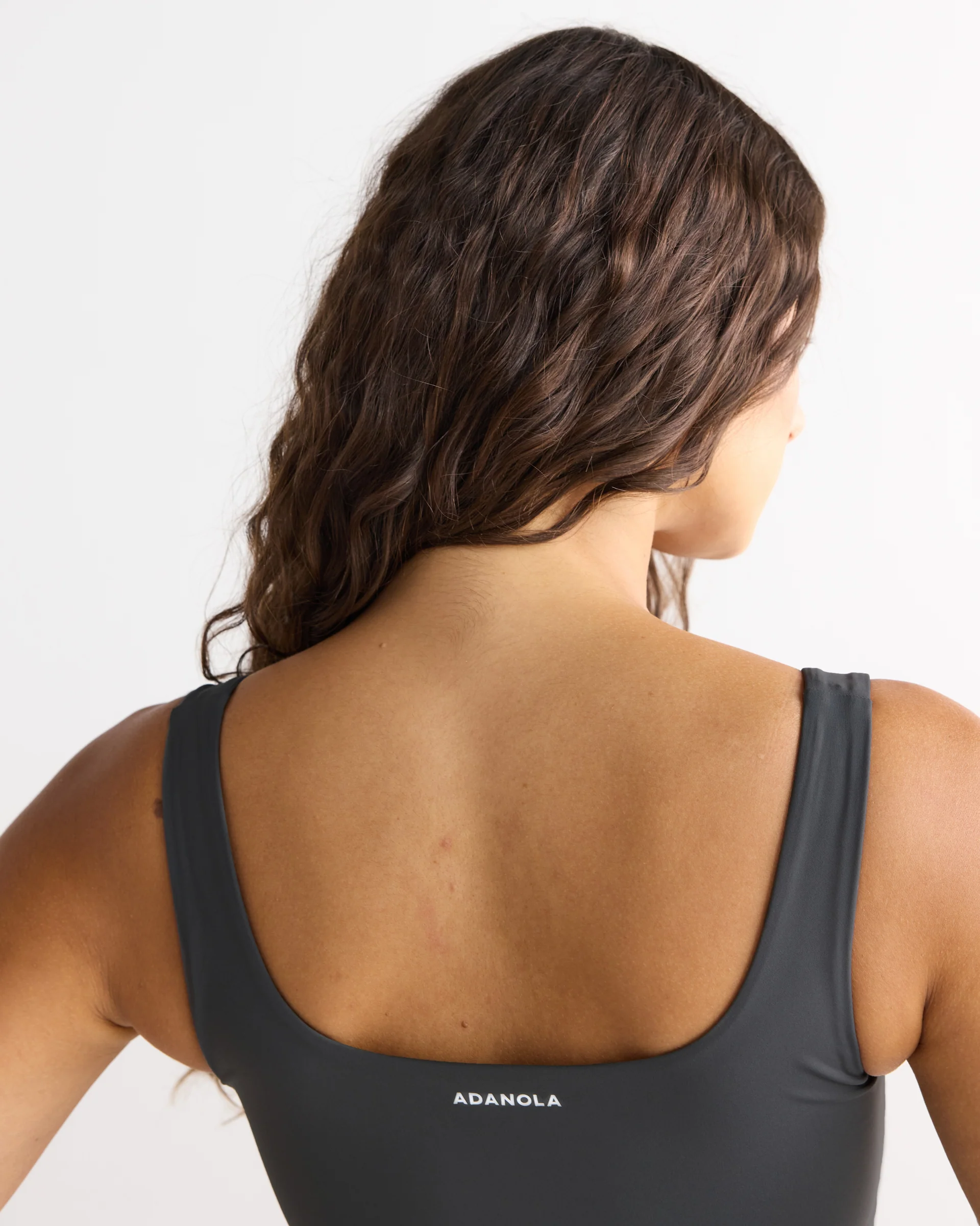 Ultimate Square Neck Top - Graphite Grey - Image 3