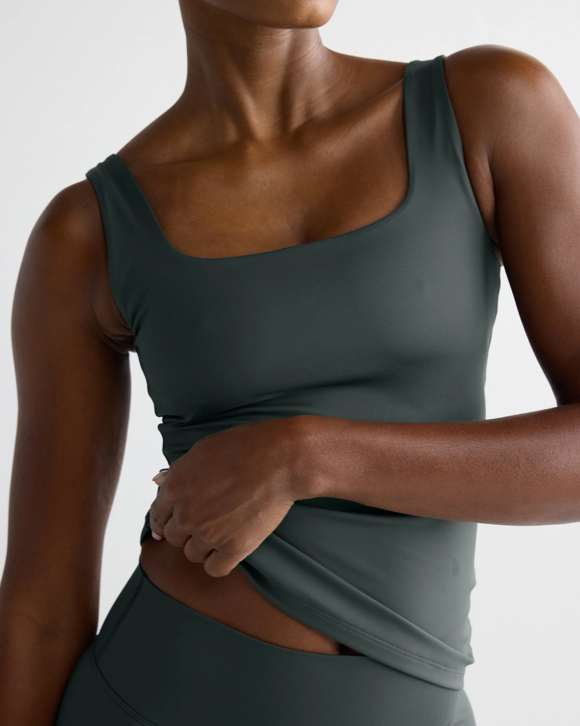 Ultimate Square Neck Top - Sea Green - Image 3