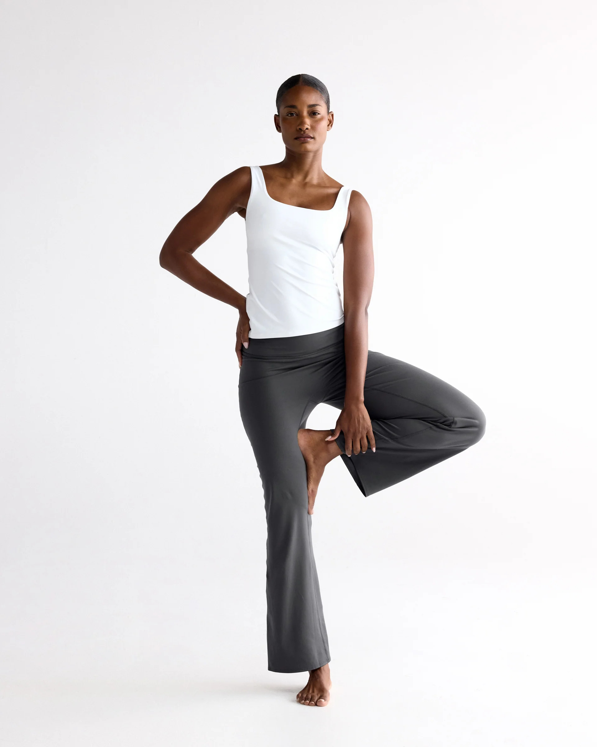 Ultimate Square Neck Top - White - Image 3