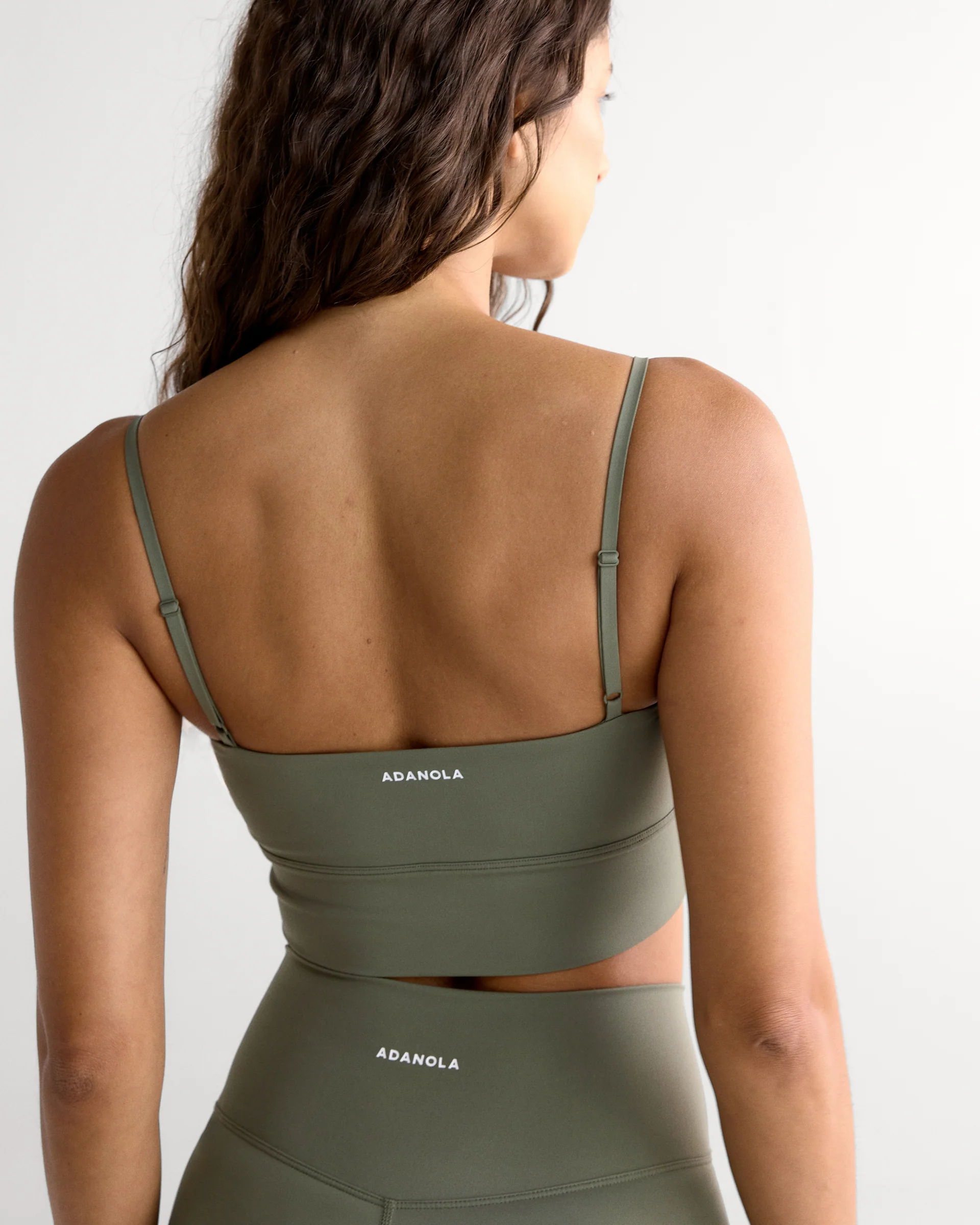 Ultimate Tank Bra - Olive Green - Image 2