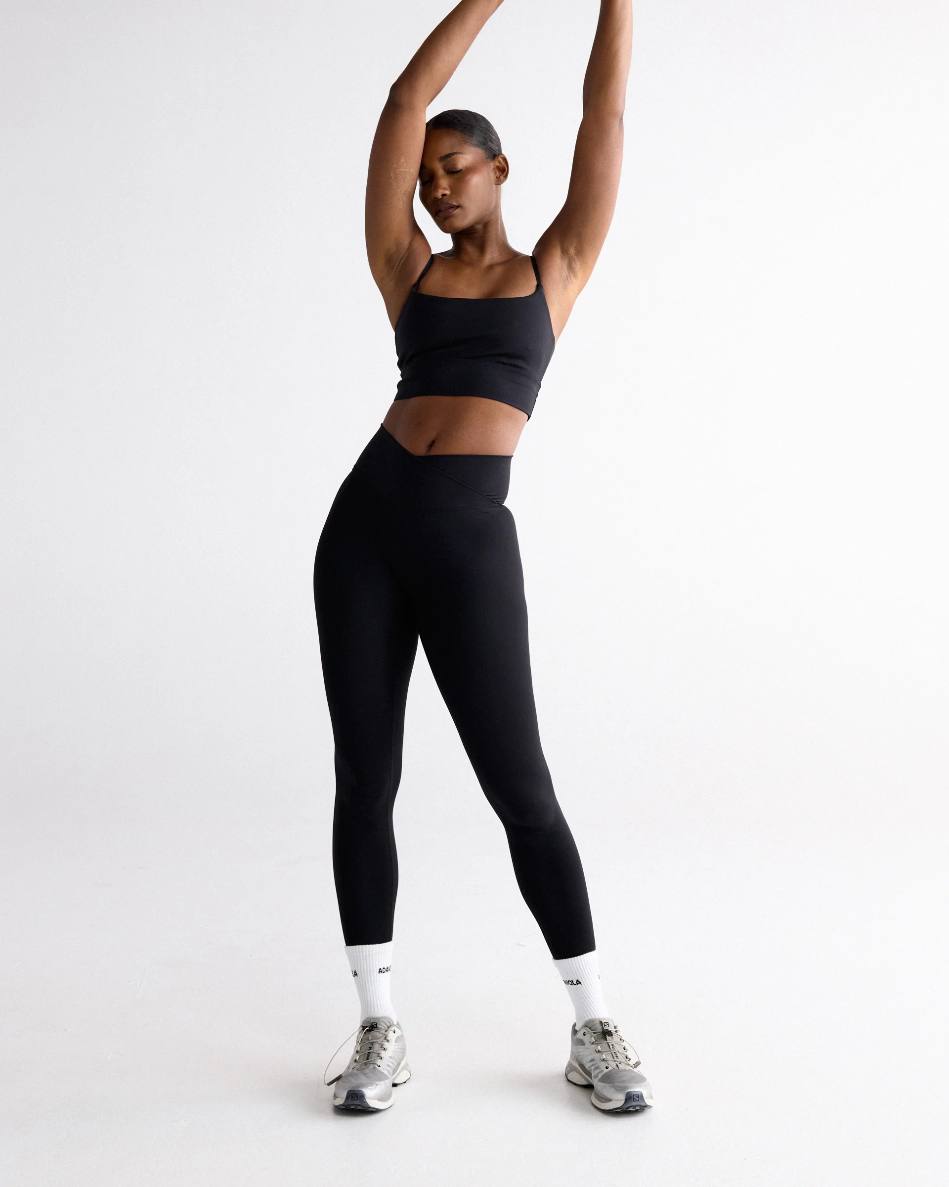 Ultimate Wrap Leggings - Black - Image 3