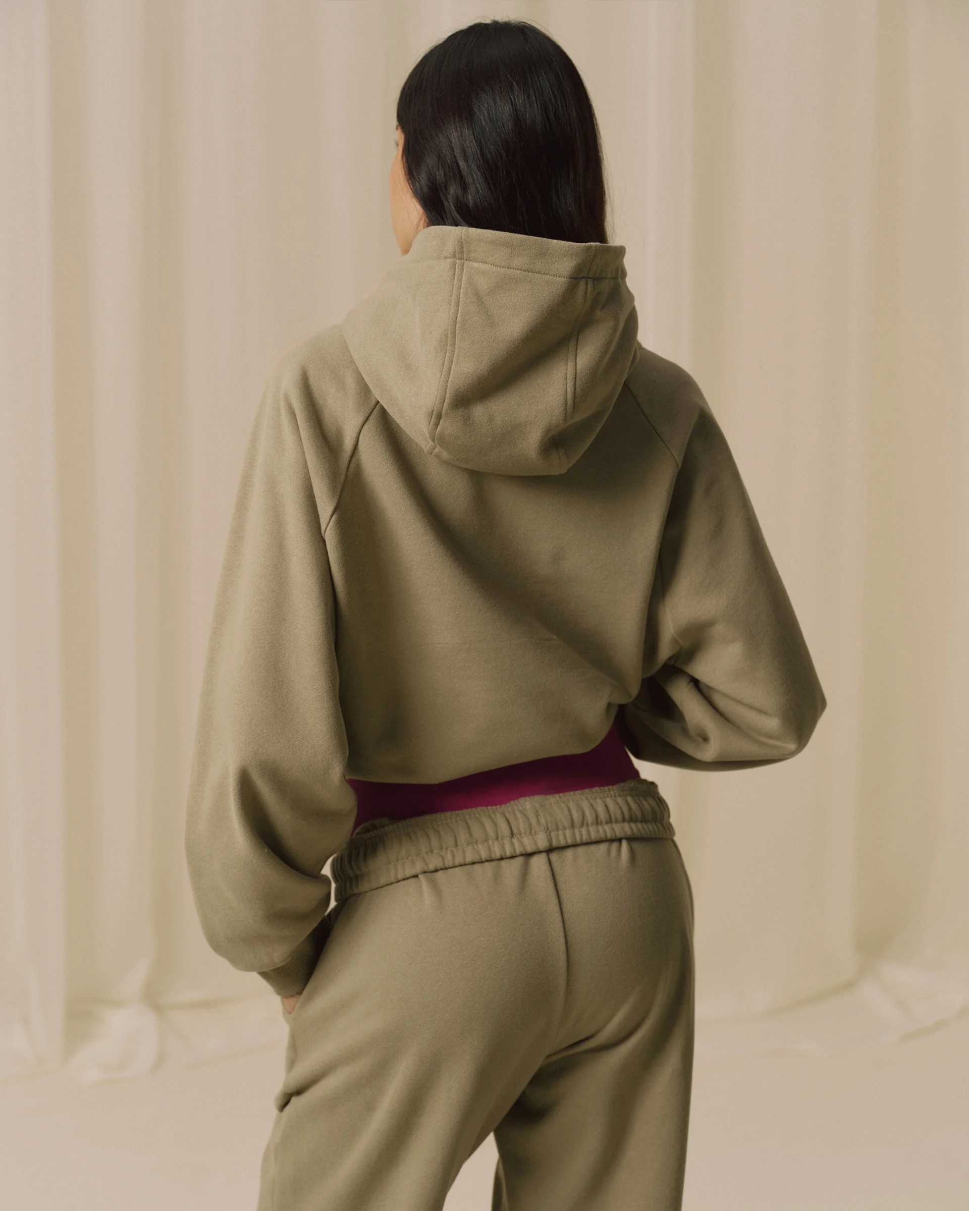 Varsity Loose Fit Hoodie - Pistachio Green - Image 2