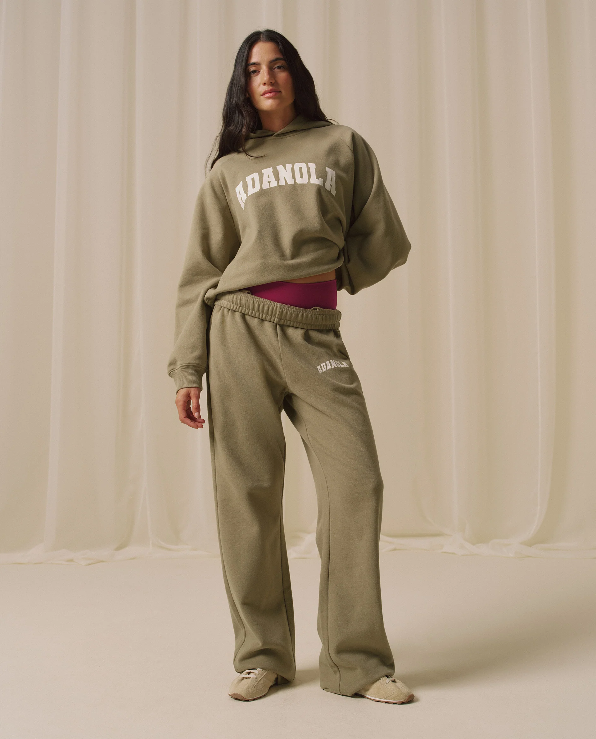 Varsity Loose Fit Hoodie - Pistachio Green - Image 3