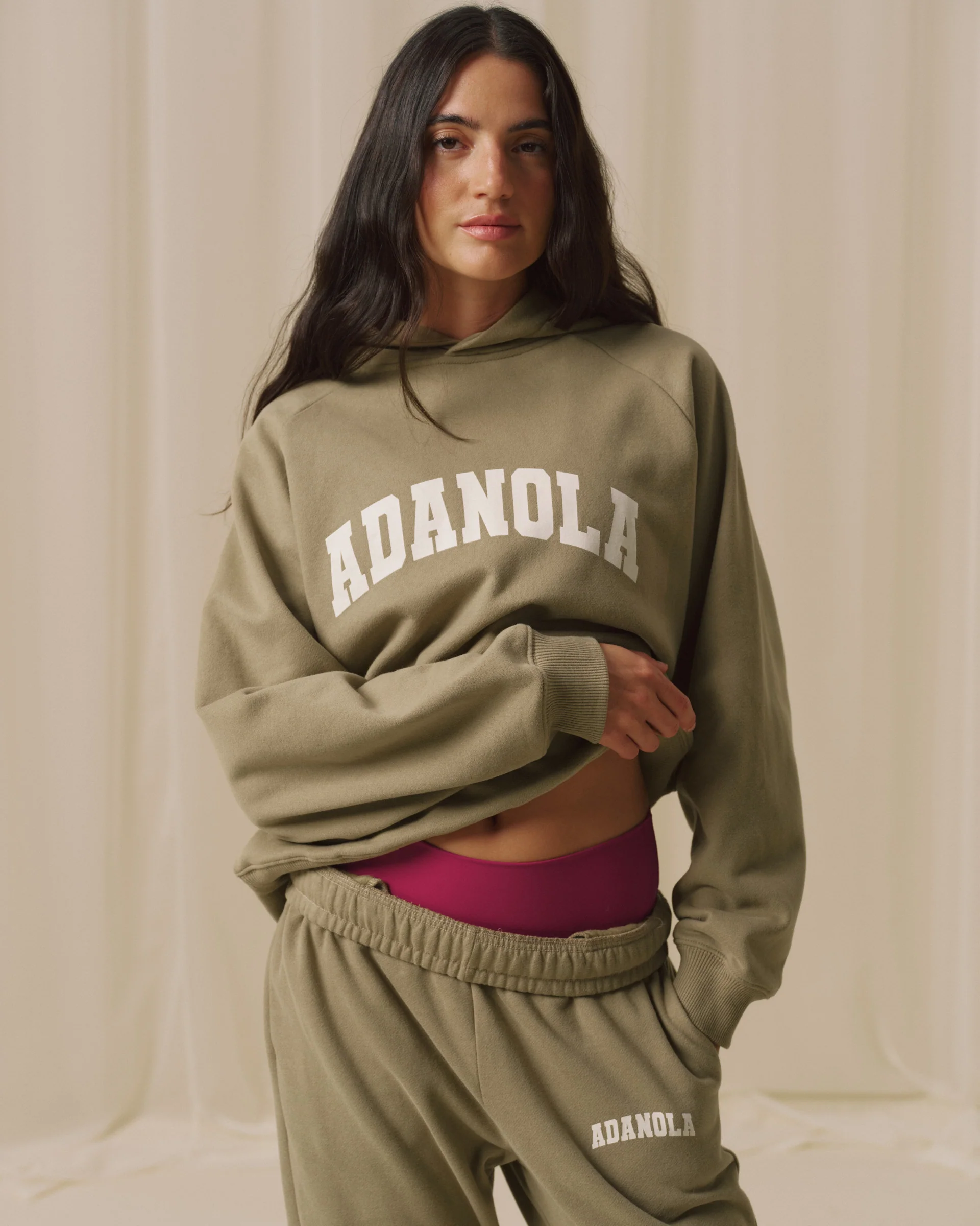 Varsity Loose Fit Hoodie - Pistachio Green - Image 4