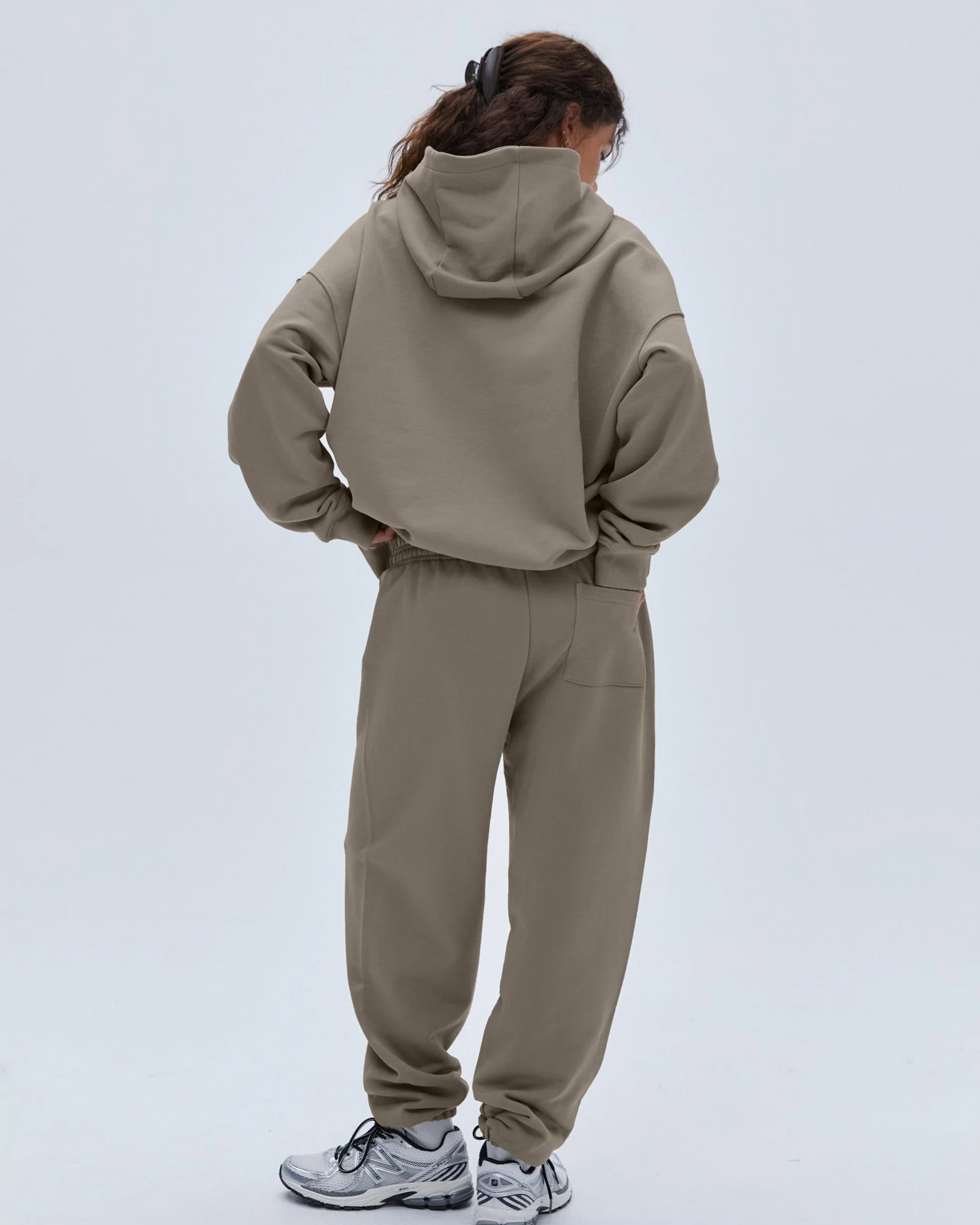 Varsity Sweatpants - Clay Beige - Image 2