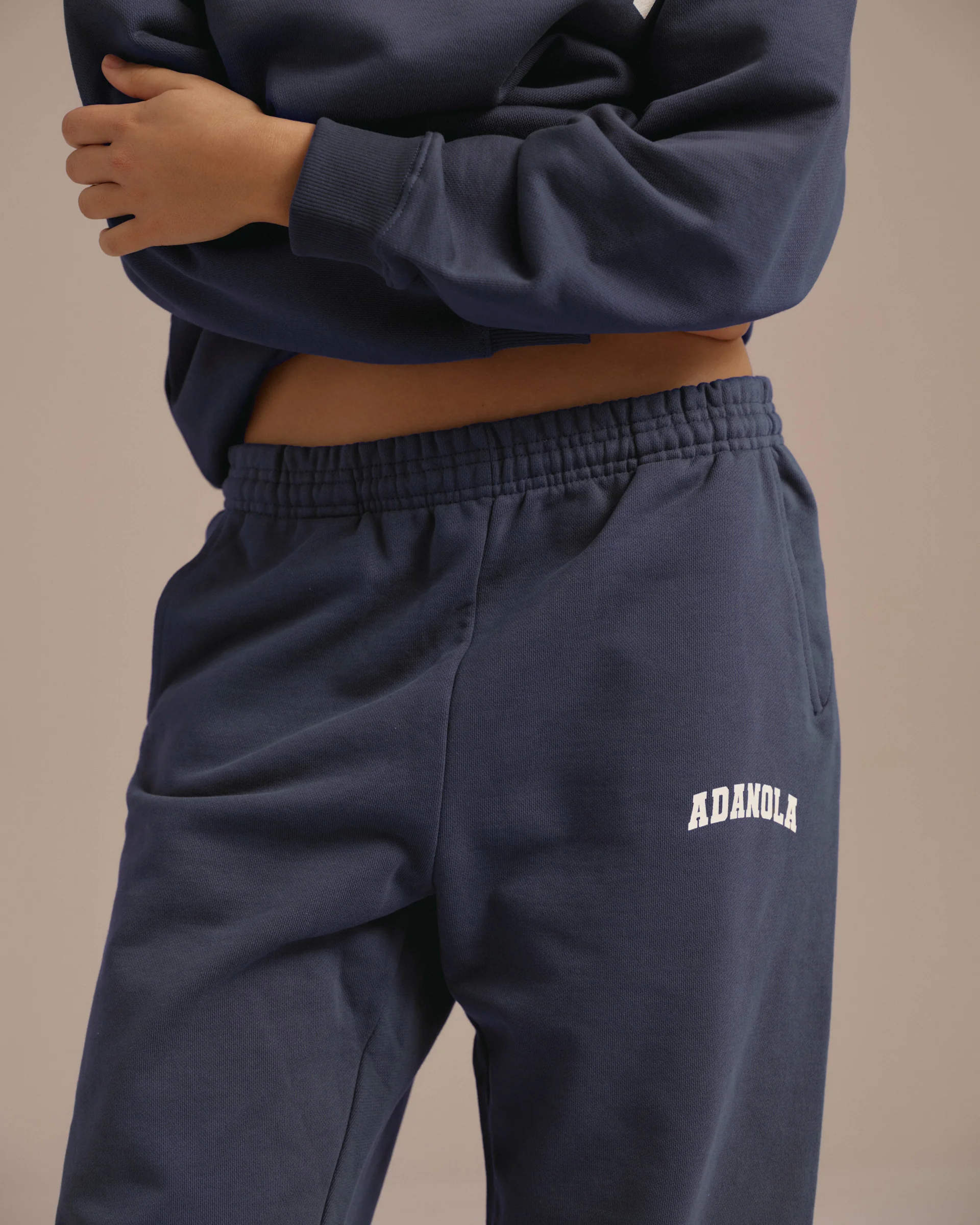 Varsity Sweatpants - Washed Midnight Blue - Image 3